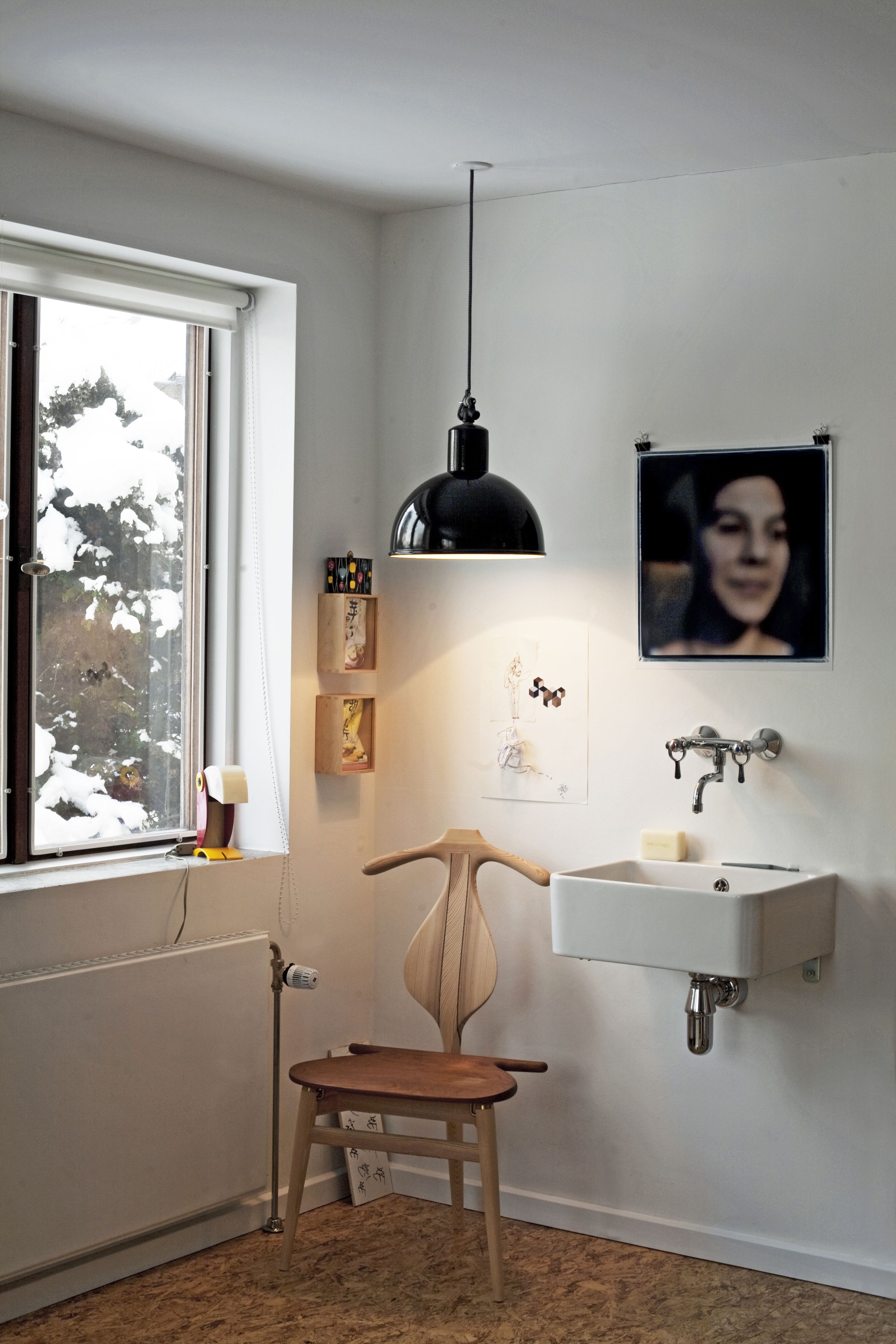 PP Møbler - Spisebordsstol - pp250 Valet Chair / By Hans J. Wegner - Soaped Pine / Teak