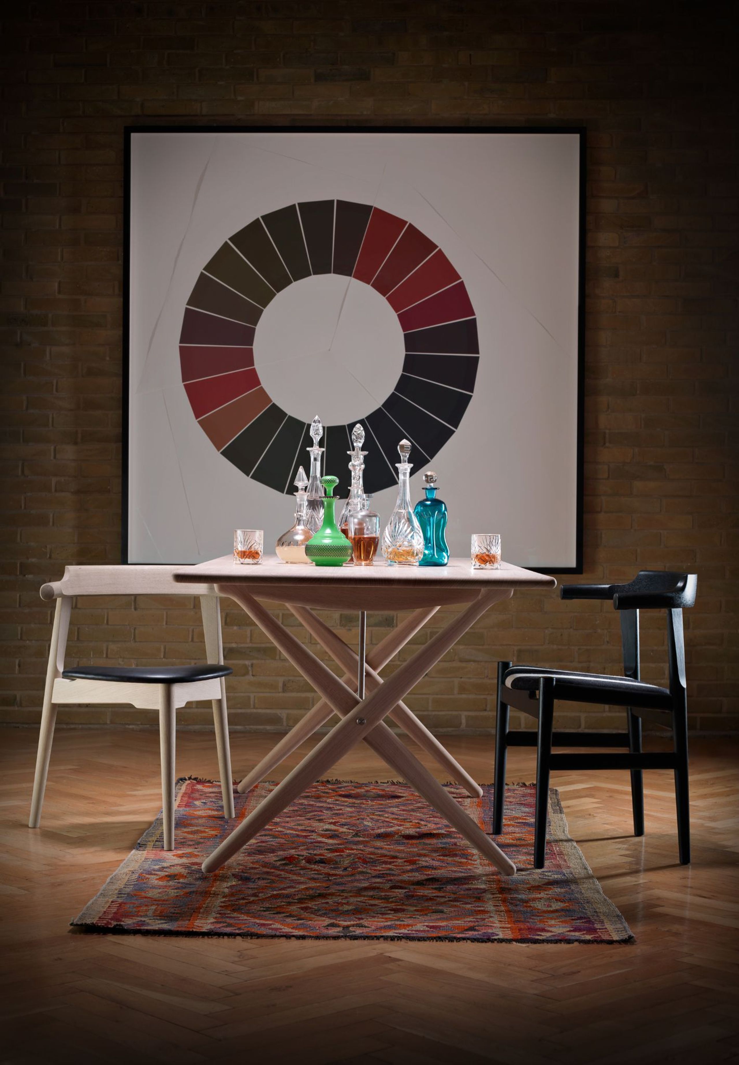 PP Møbler - Spisebordsstol - pp58/3 Tripod Chair / By Hans J. Wegner - Soaped Ash / Soaped Ash