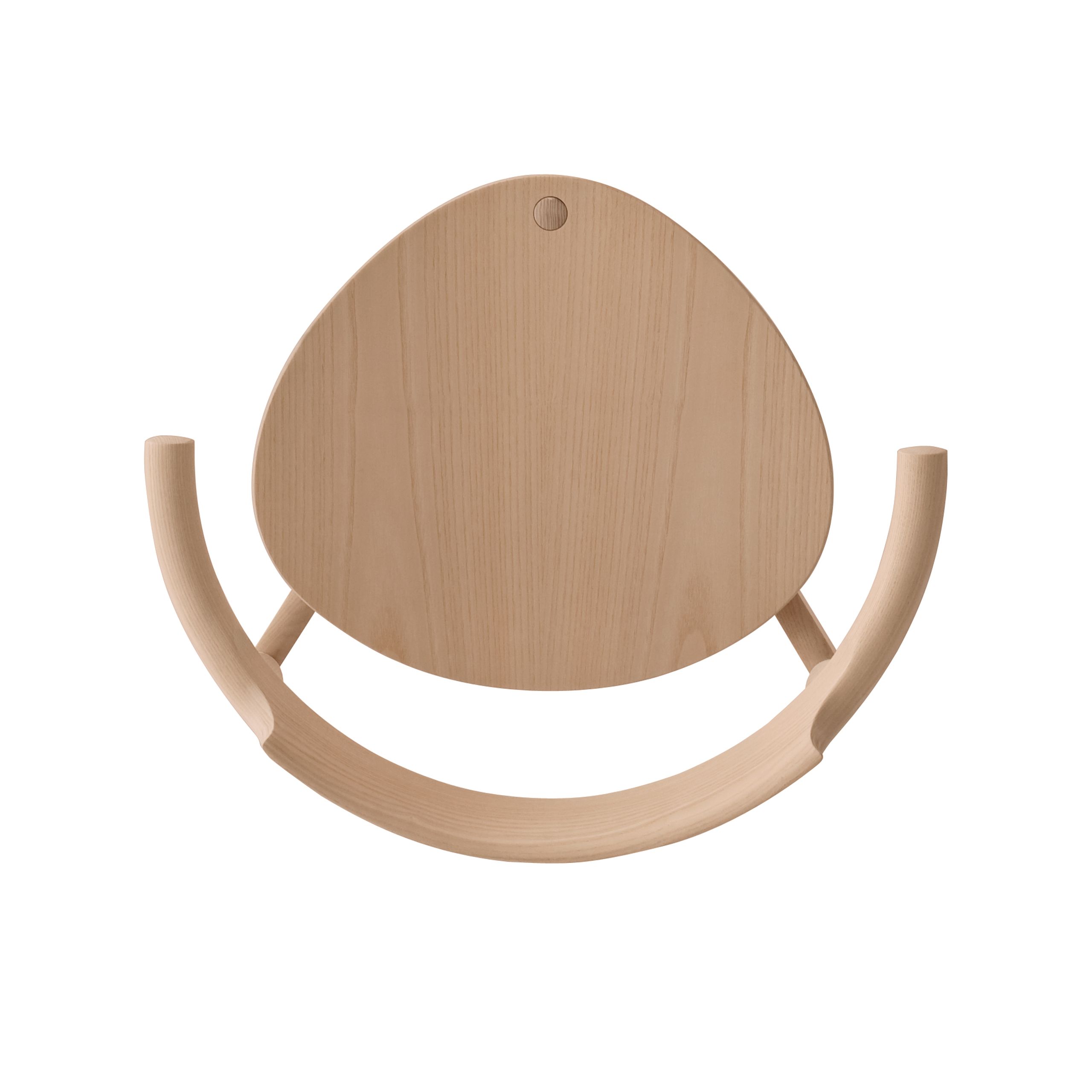 PP Møbler - Spisebordsstol - pp58/3 Tripod Chair / By Hans J. Wegner - Soaped Ash / Soaped Ash