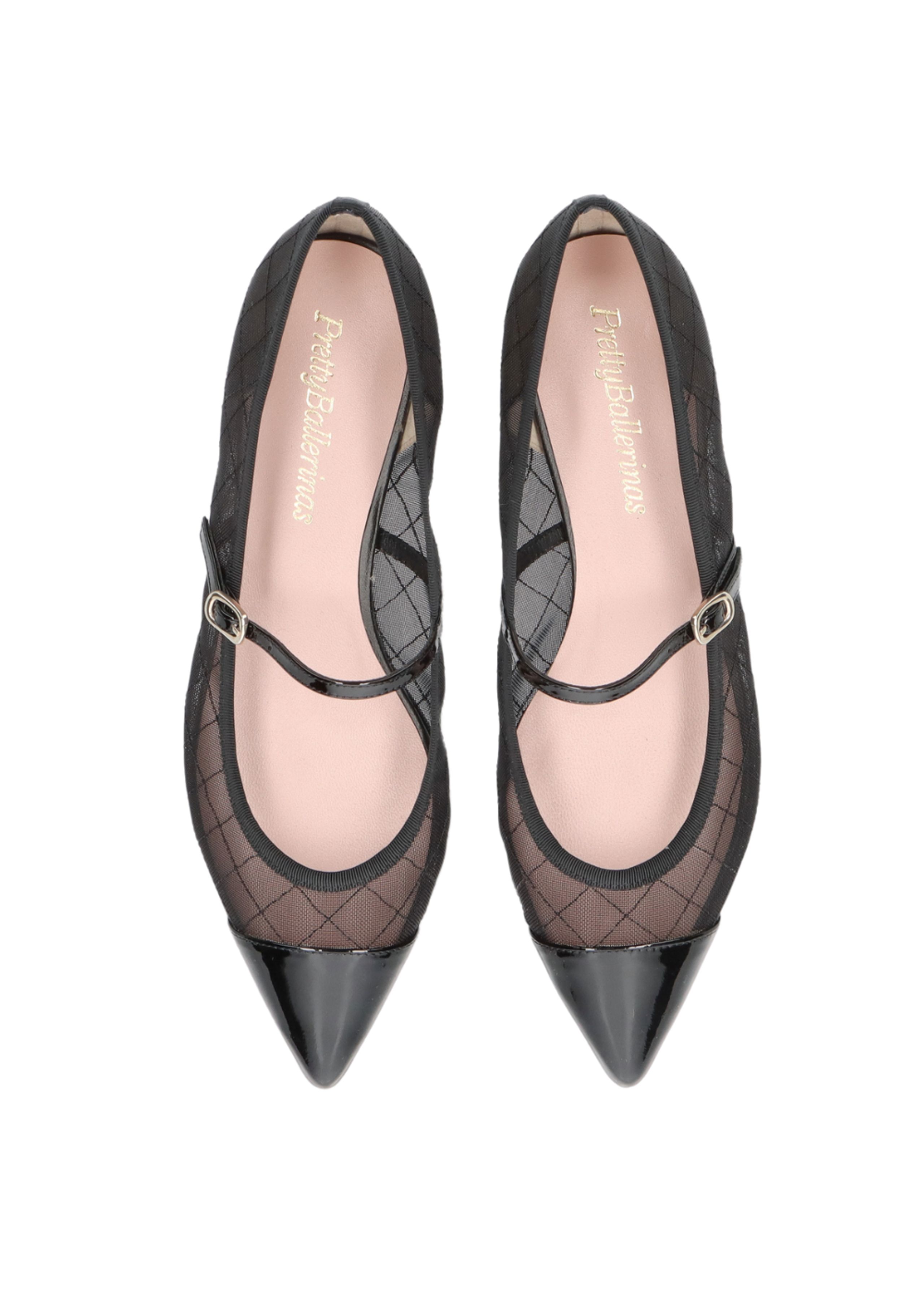 Pretty Ballerinas - Ballerine - Ella - Black/Lines