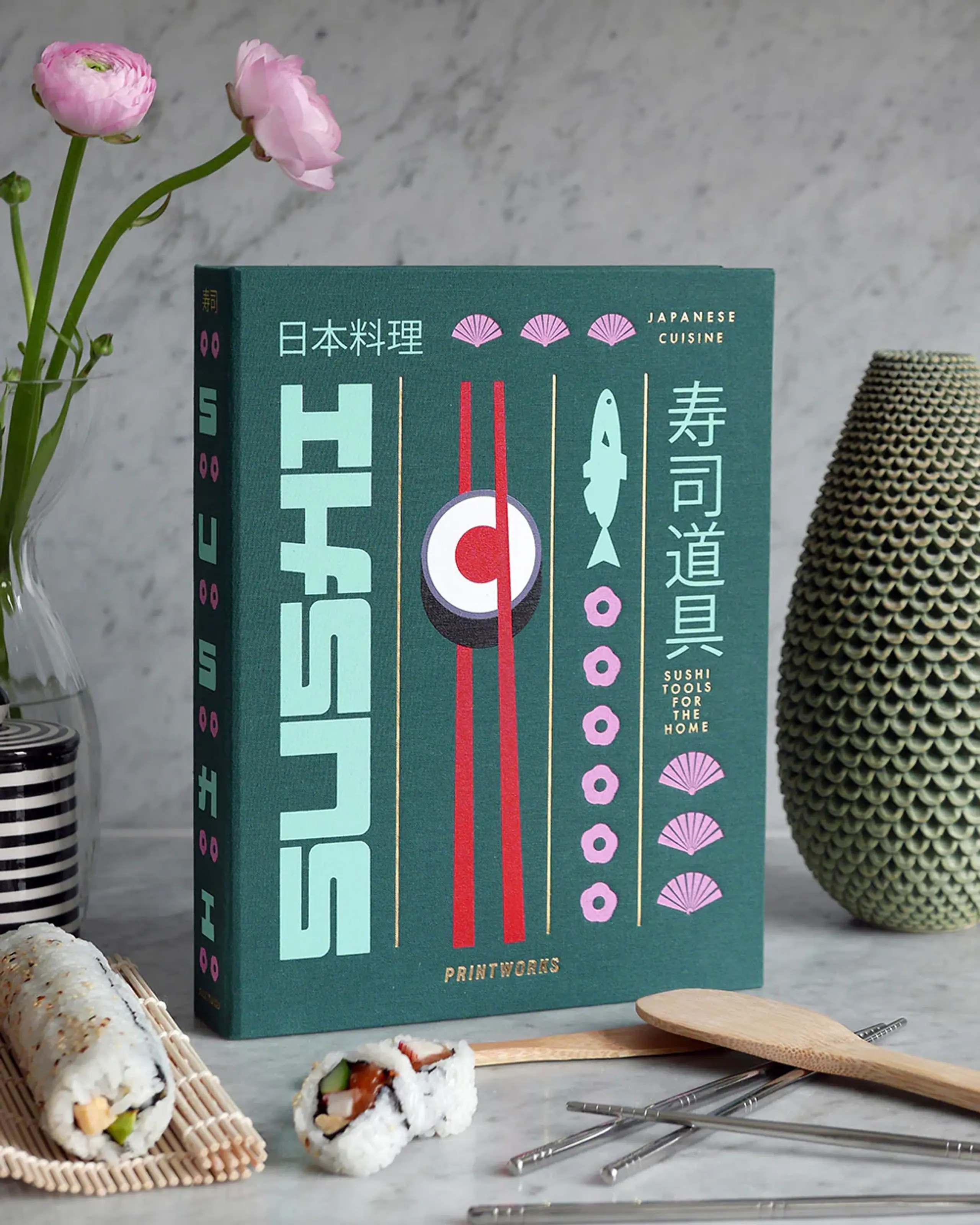 PRINTWORKS - Cutlery - The Essentials - Sushi Tools - Green