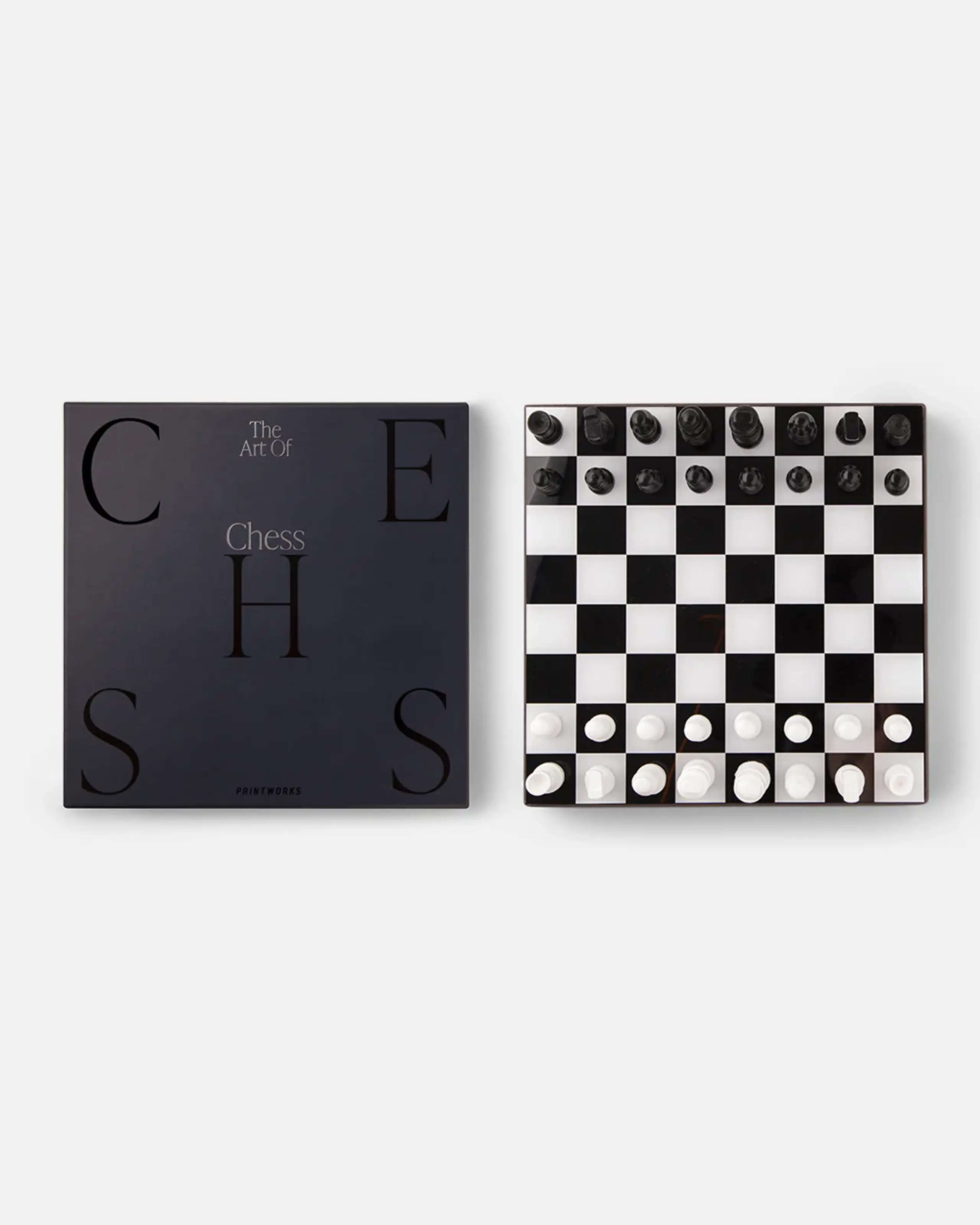 PRINTWORKS - Bok - Classic - Art Of Chess - Black