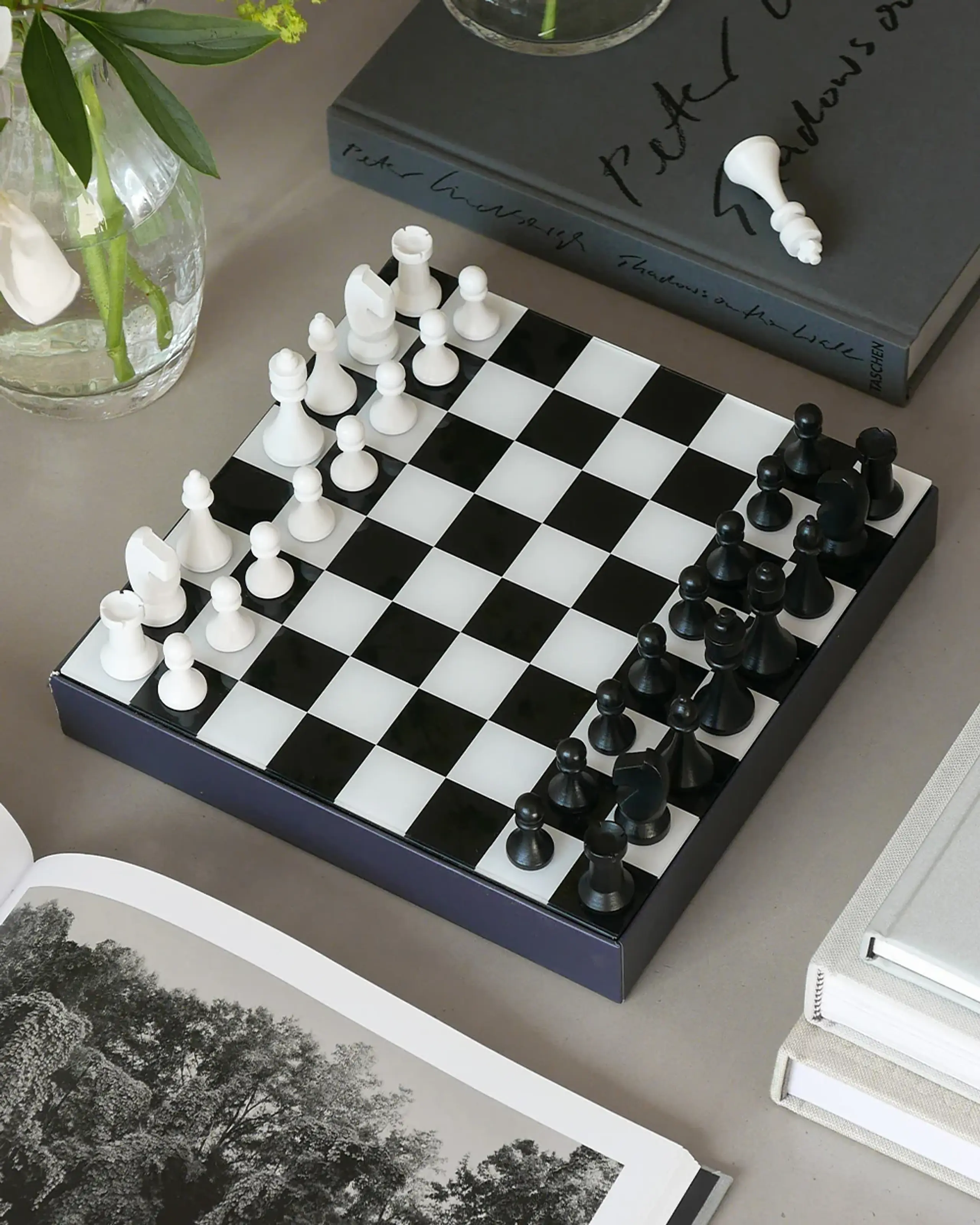 PRINTWORKS - Bok - Classic - Art Of Chess - Black