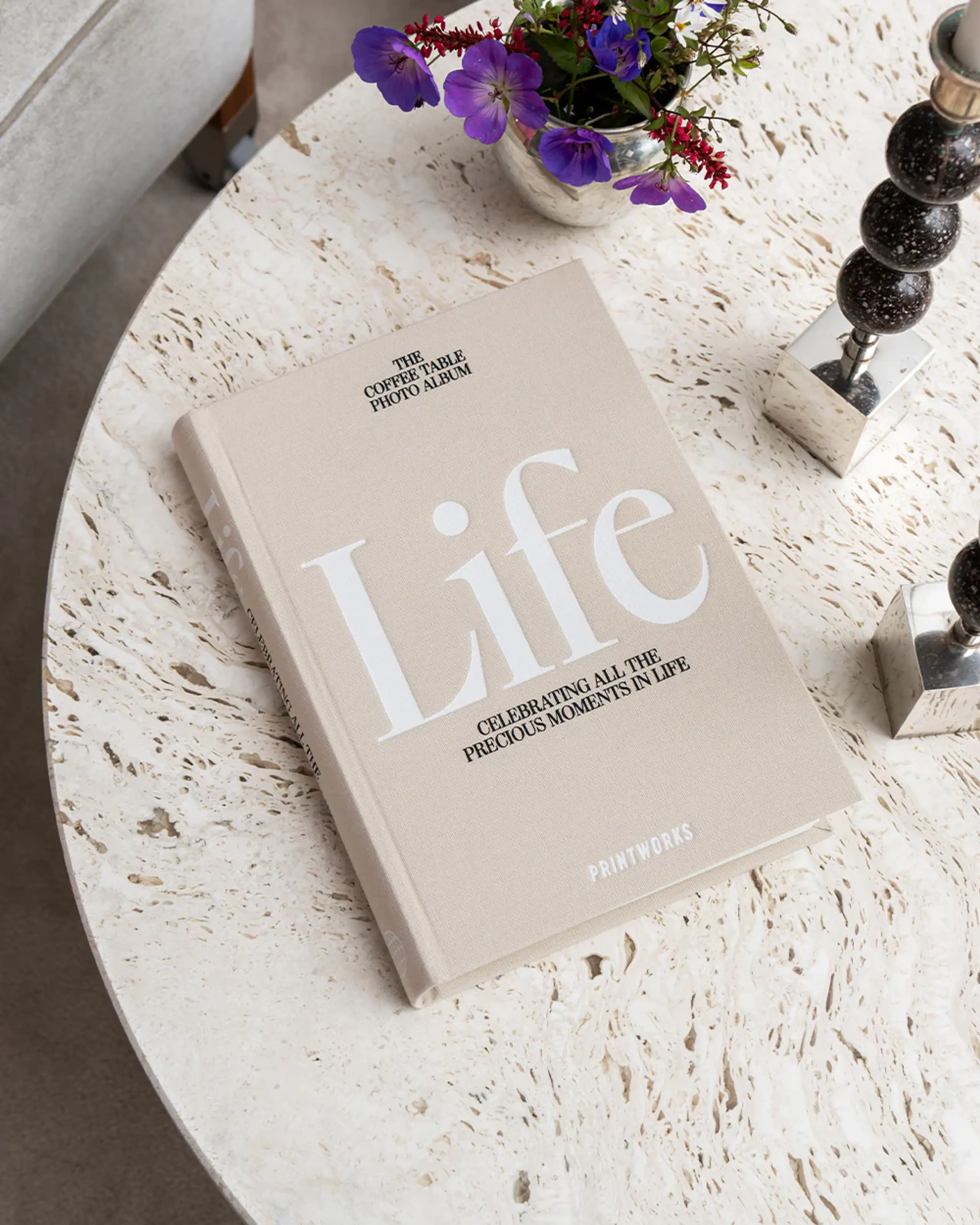 PRINTWORKS - Boek - Photo Book - Life - Beige
