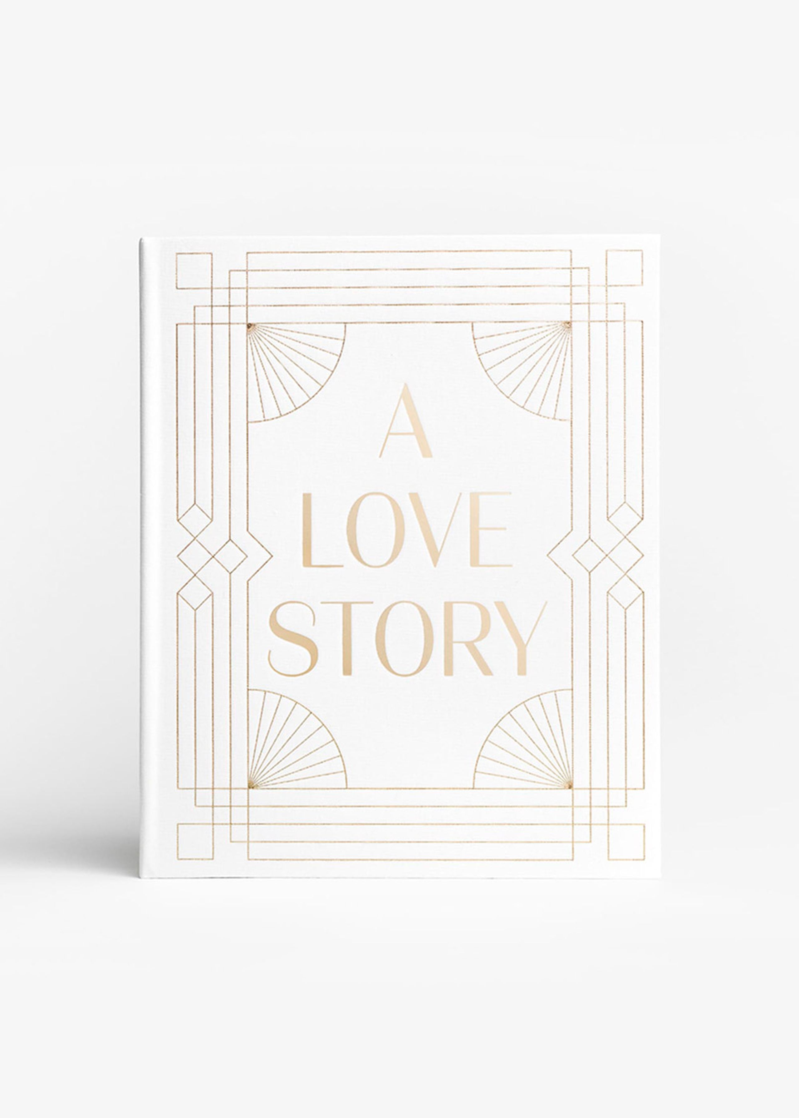 PRINTWORKS - Book - Wedding Album - A Love Story - White/Gold