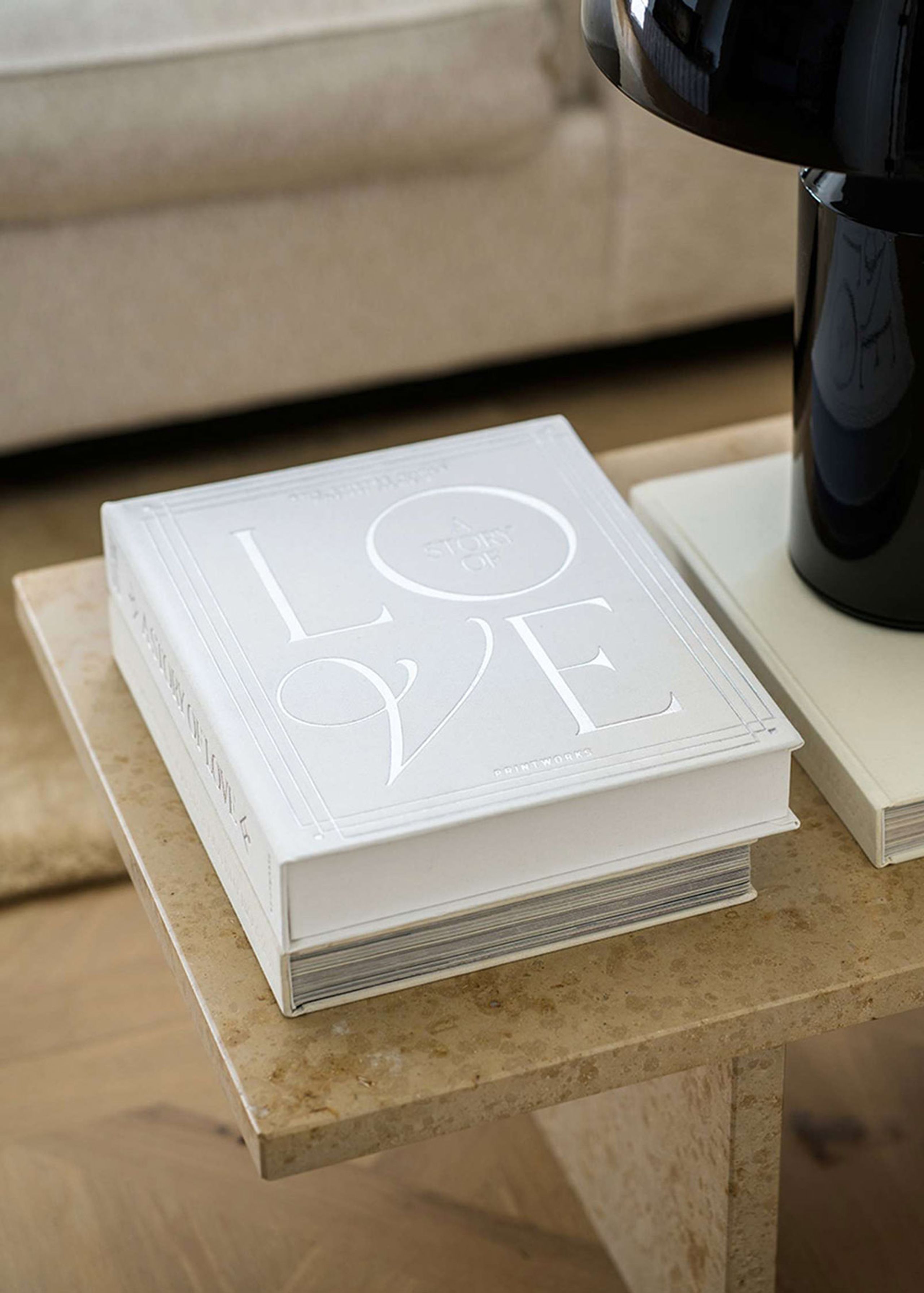 PRINTWORKS - Book - Wedding Album - A Love Story - White/Silver