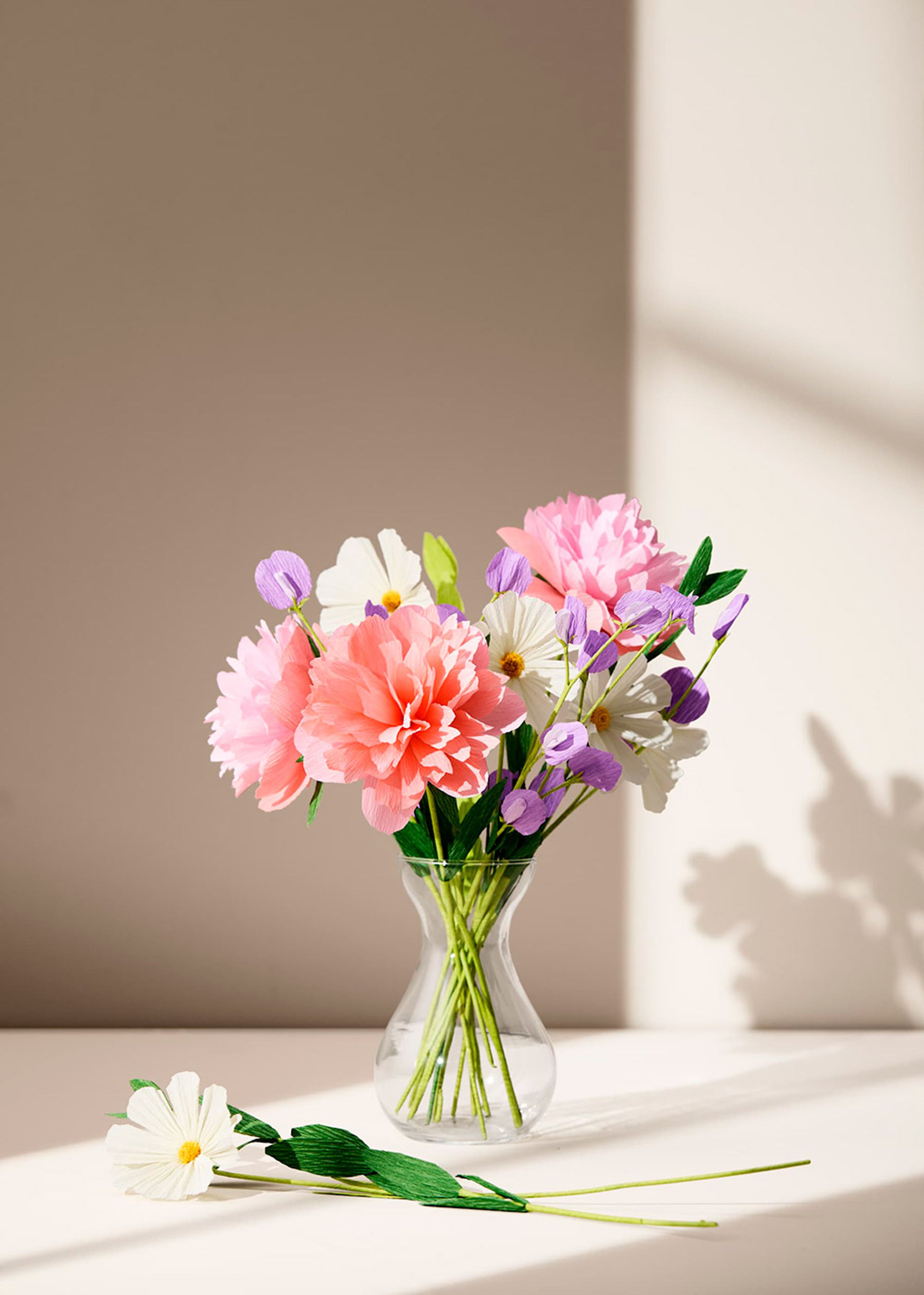 PRINTWORKS - Papirblomster - Paper Florist - Crepe Paper Flower Set - Crepe Paper Flower Set