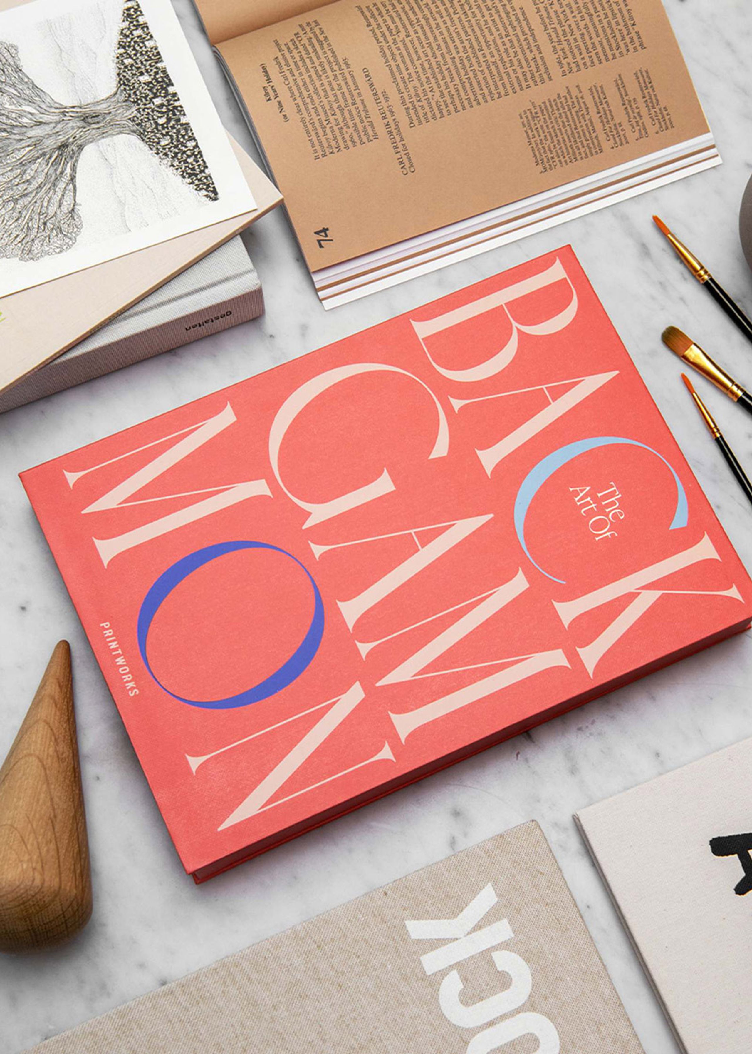 PRINTWORKS - Jouer - Classic - Art Of Backgammon - Red Multi