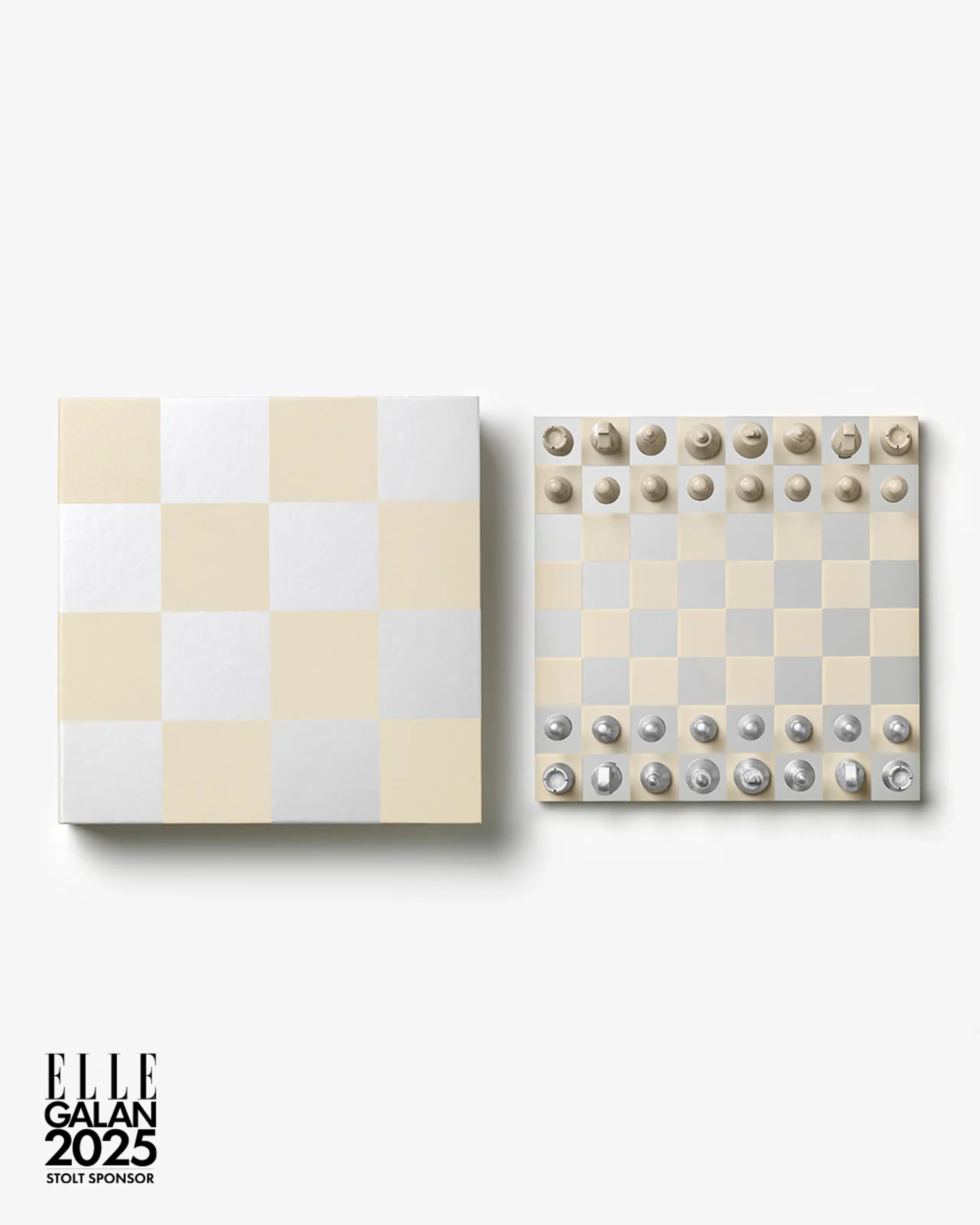 PRINTWORKS - Spel - Classic - Art Of Chess, Mirror - Mirror/Beige