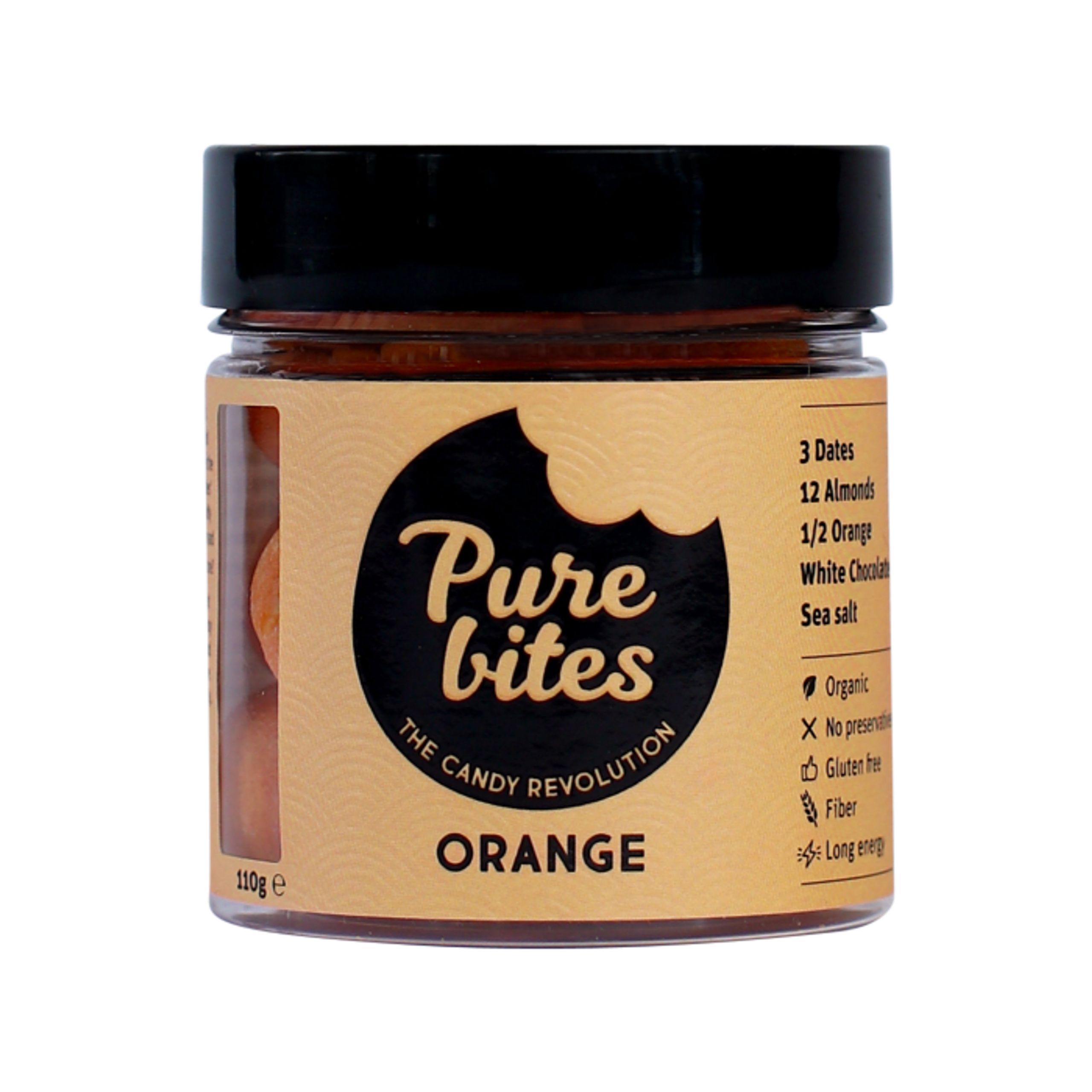 Pure Bites - Caramel - Pure Bites Short - Orange