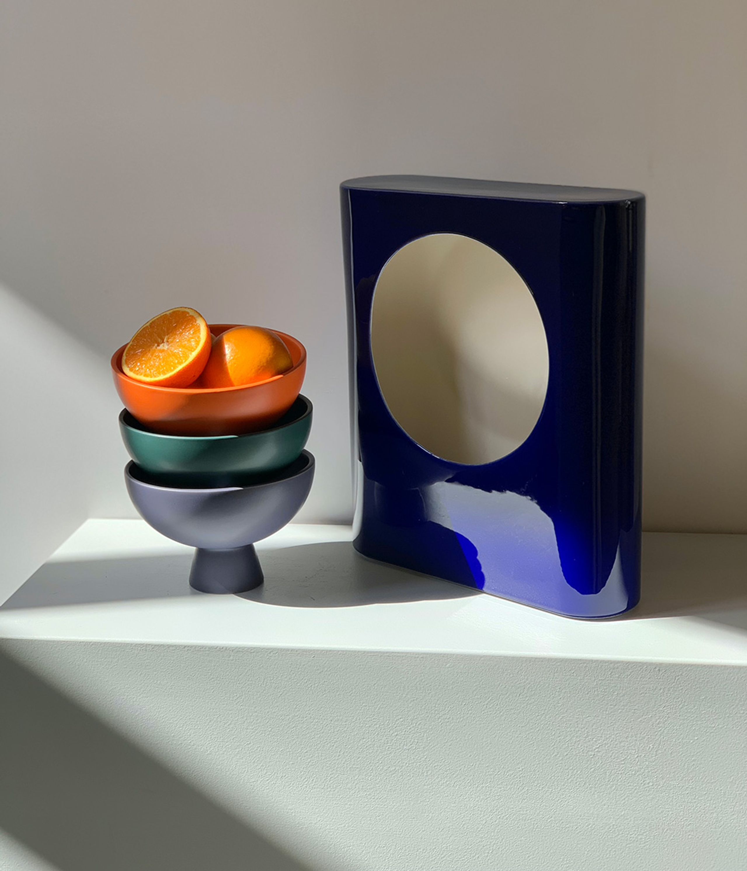 raawii - Table Lamp - Signal Lamp / Small - Coral Blush