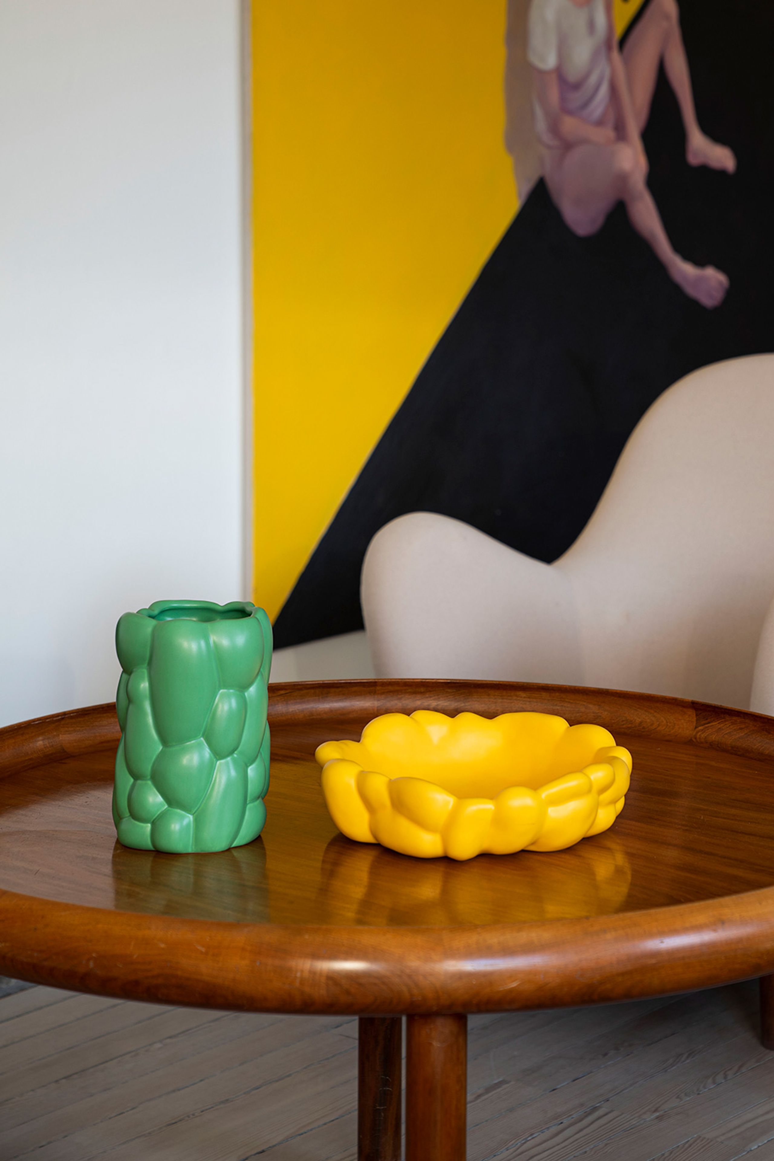 raawii - Dekorationsfad - Cloud Centerpiece - Smoke Green