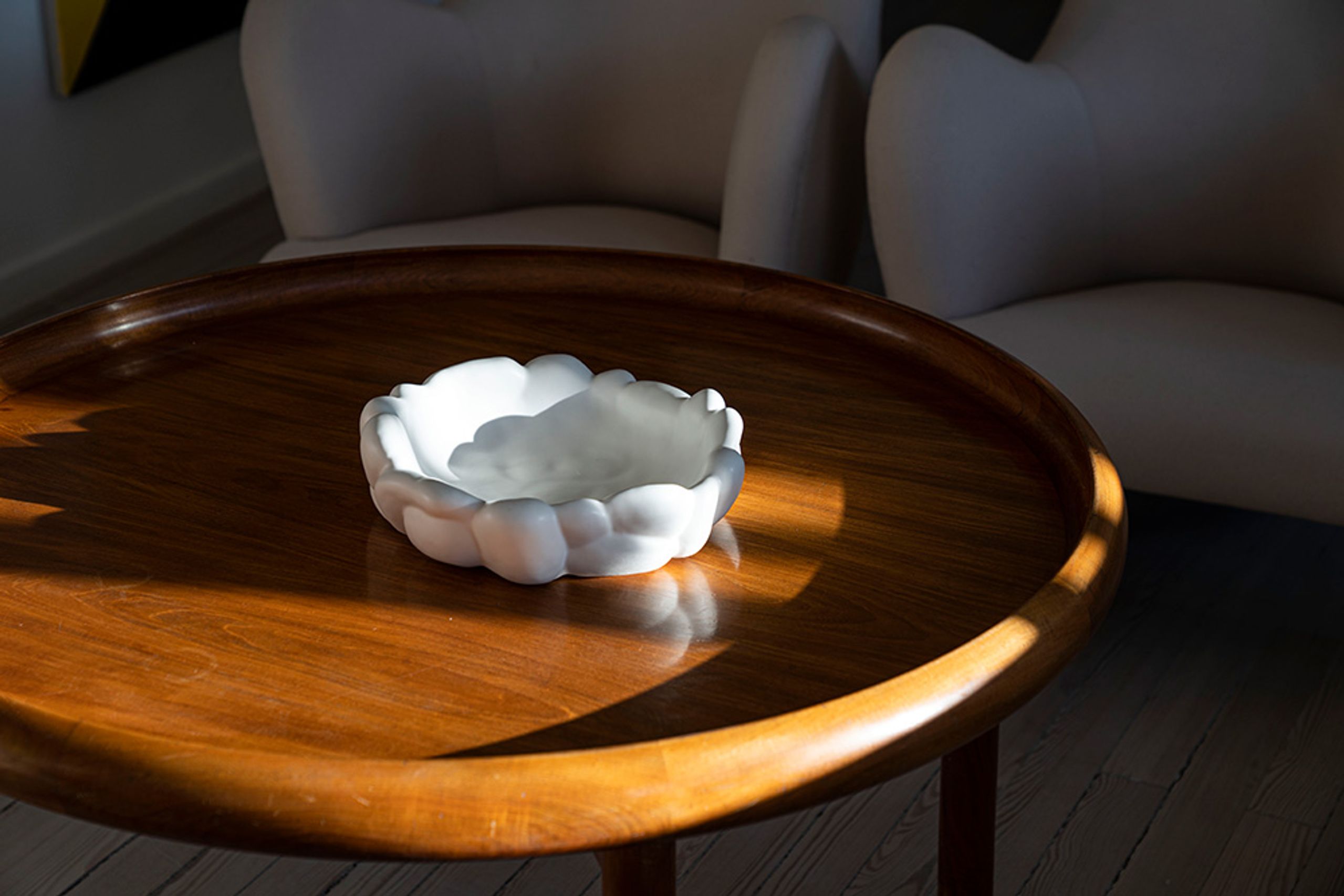 raawii - Dekorationsfad - Cloud Centerpiece - Smoke Green