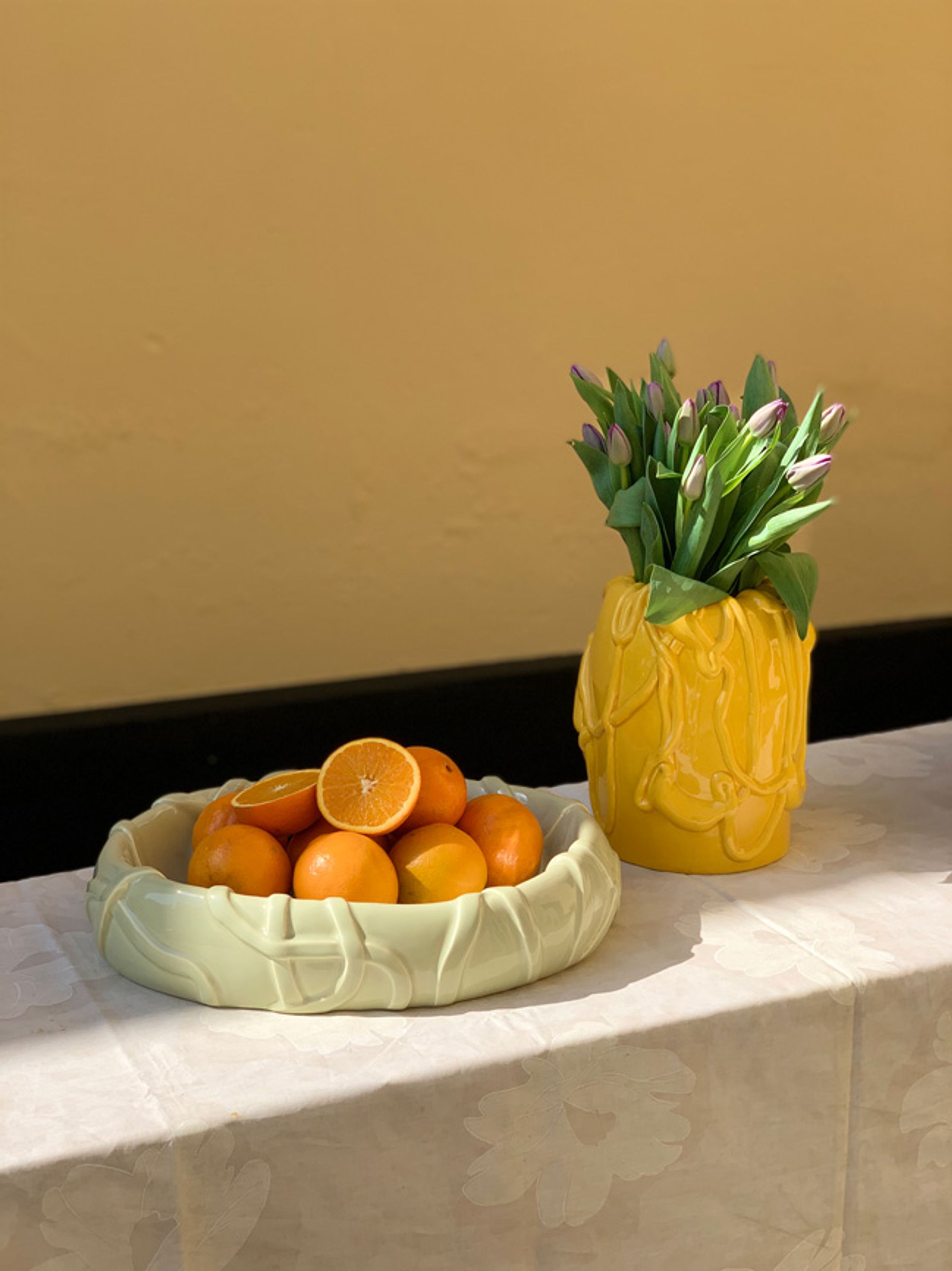 raawii - Dish - Jam Centerpiece - Persimmon Orange