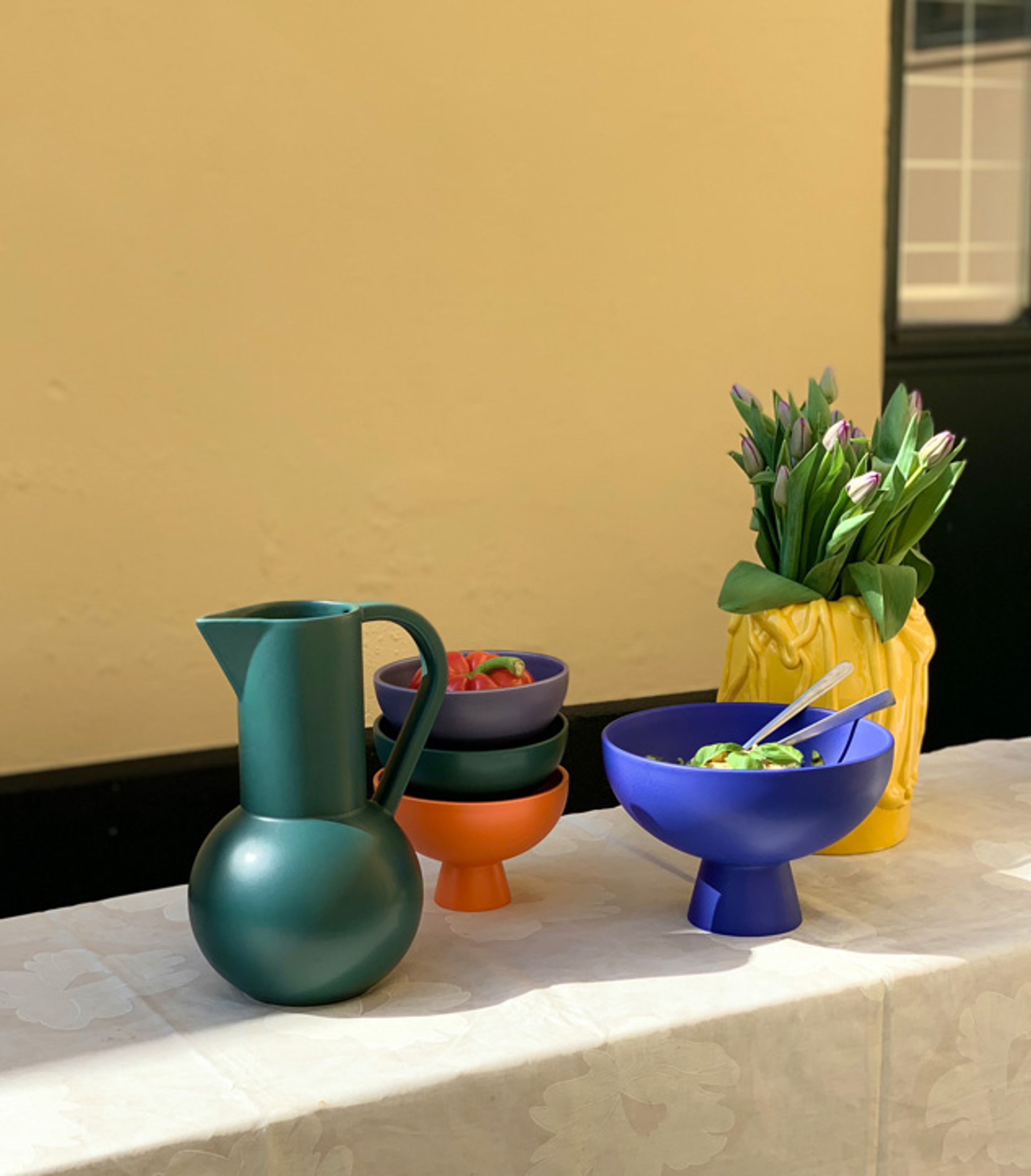 raawii - Vase - Jam Vase - Persimmon Orange