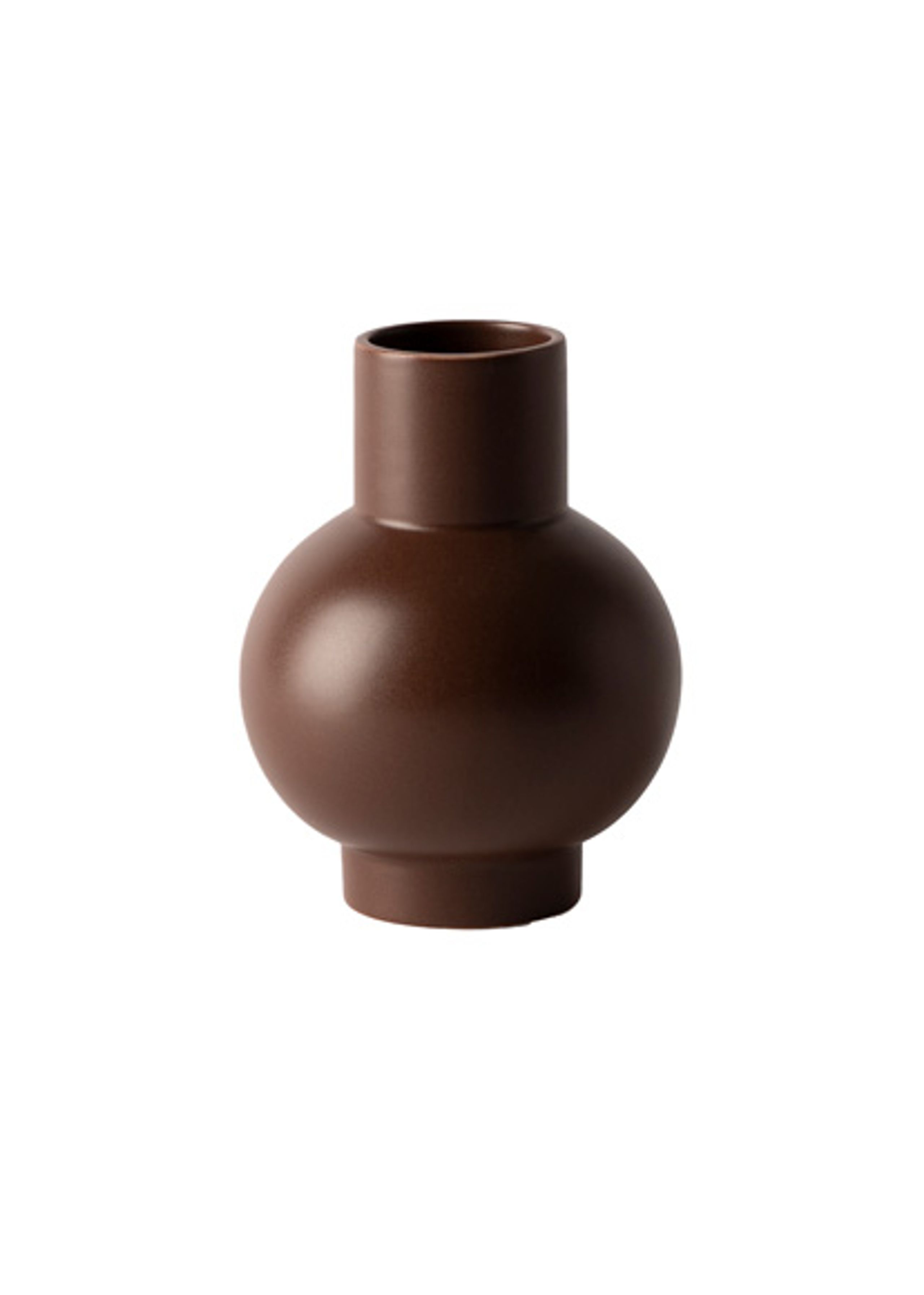 raawii - Maljakko - Strøm Vase / Small - Chocolate