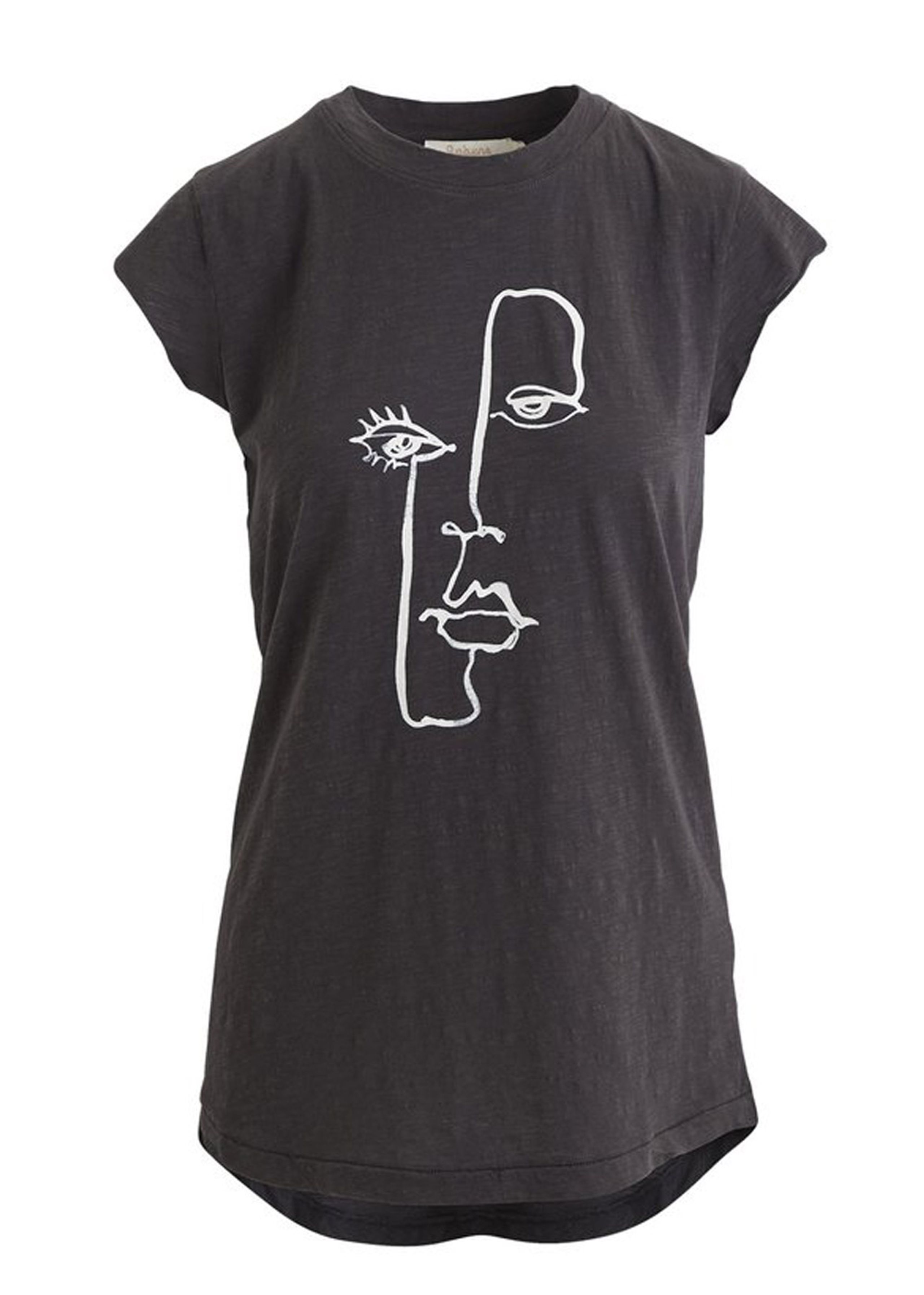 Rabens Saloner - T-shirt - Lea T-shirt - Faded Black