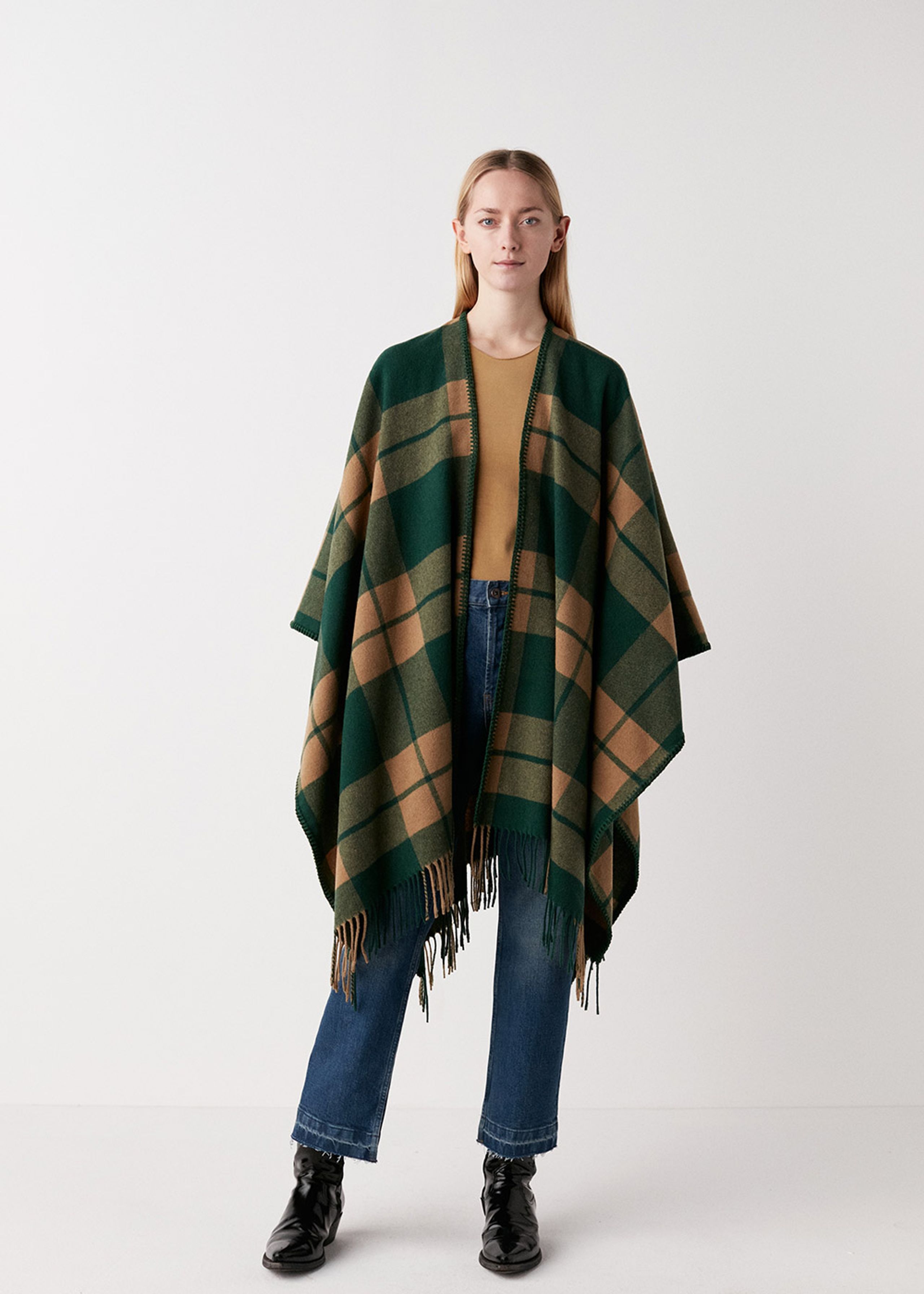 Rabens Saloner - Halstuch - Emerald - Green Combo