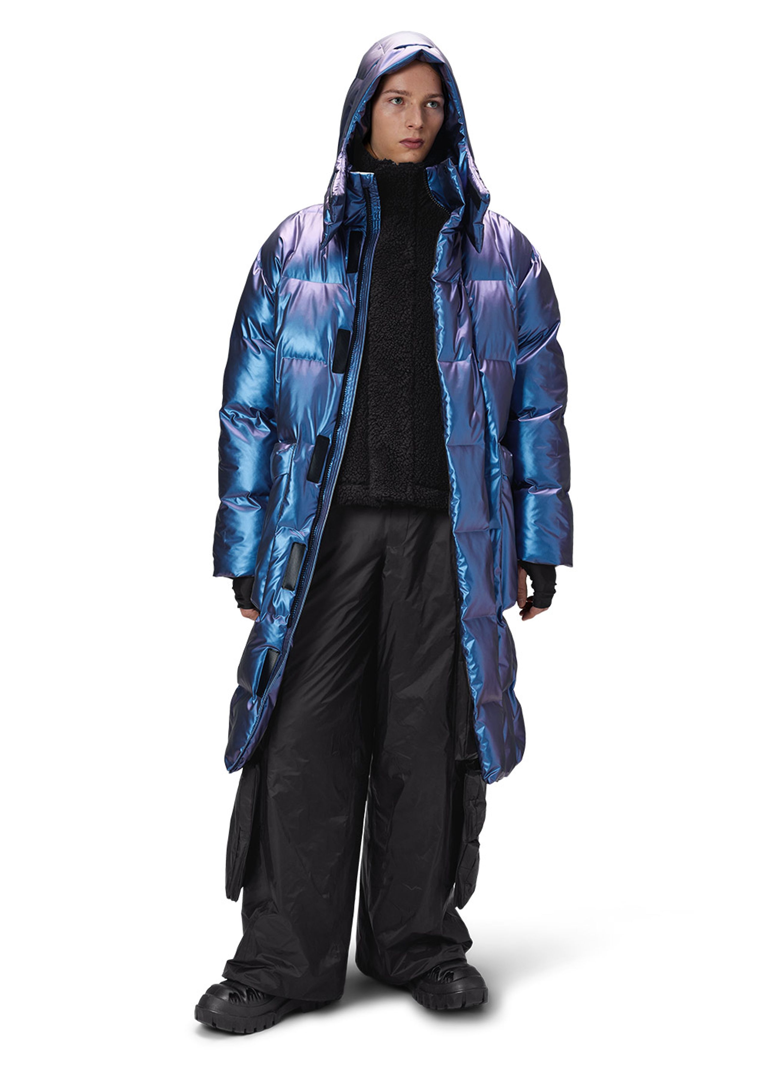 Rains - Casaco - Harbin Long Puffer W3T4 - Laser