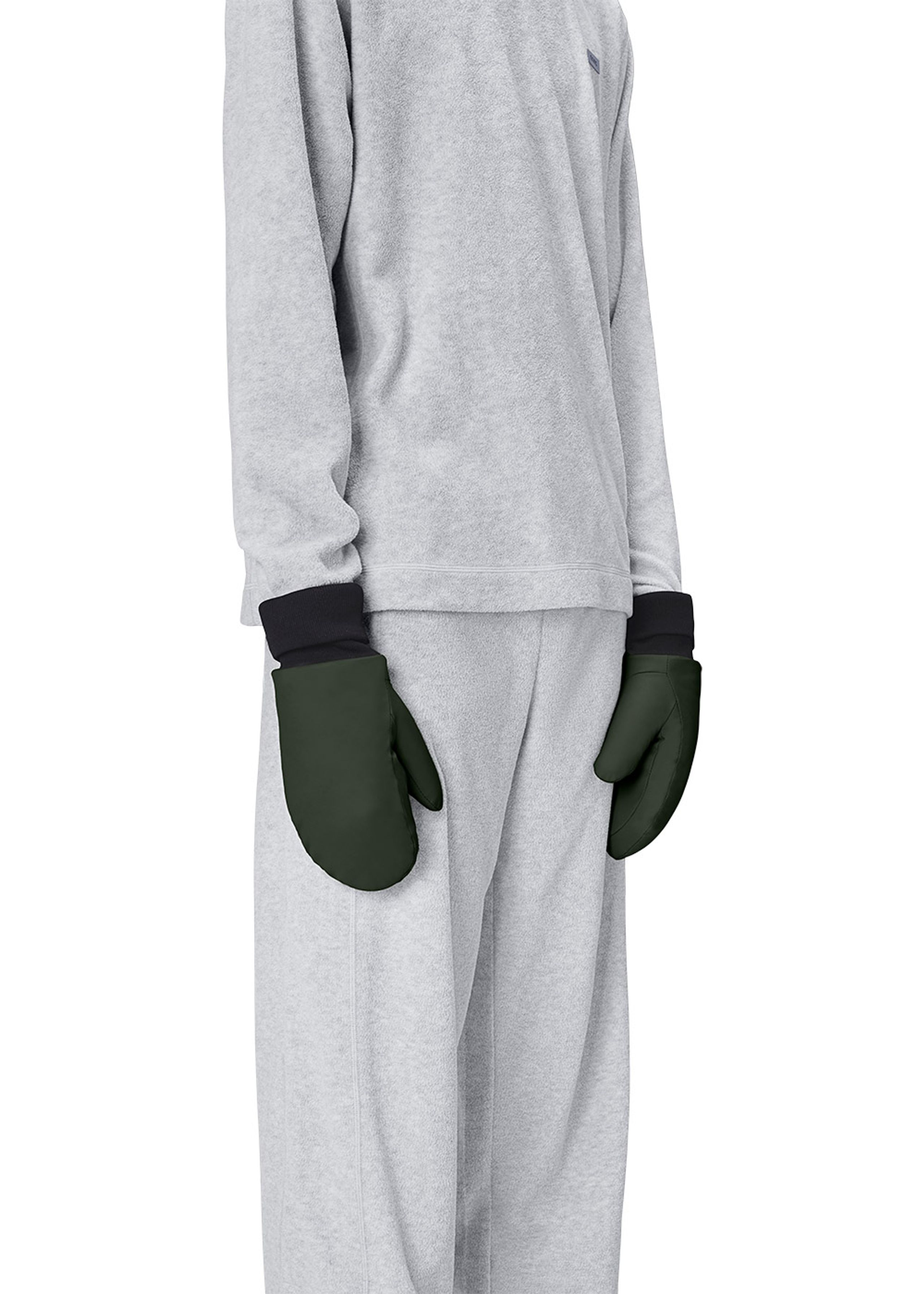 Rains - Rękawice z jednym palcem - Alta Puffer Mittens W2t3 - Green