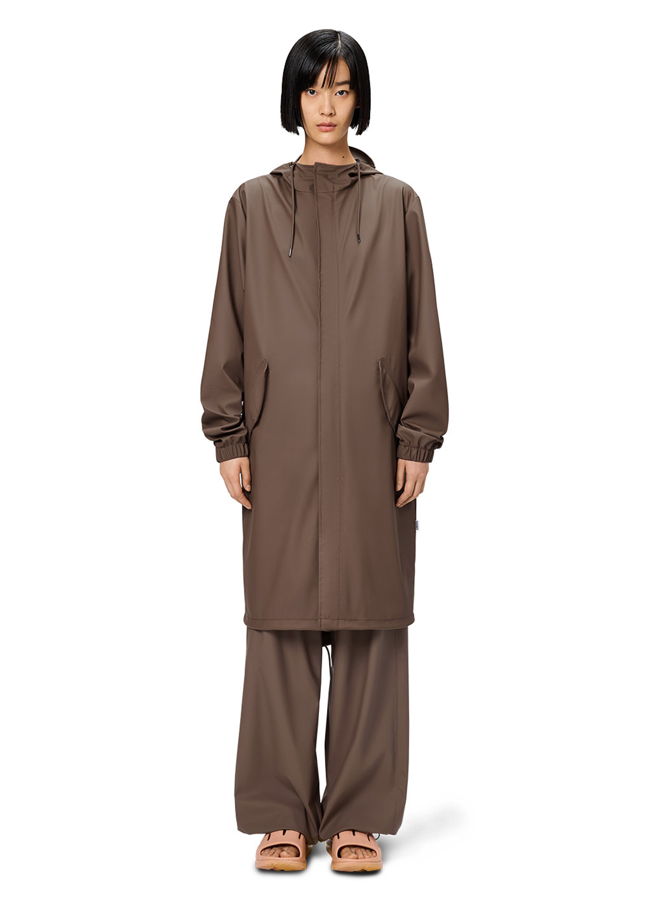 Rains - Regenjassen - Fishtail Parka W3 - Shade