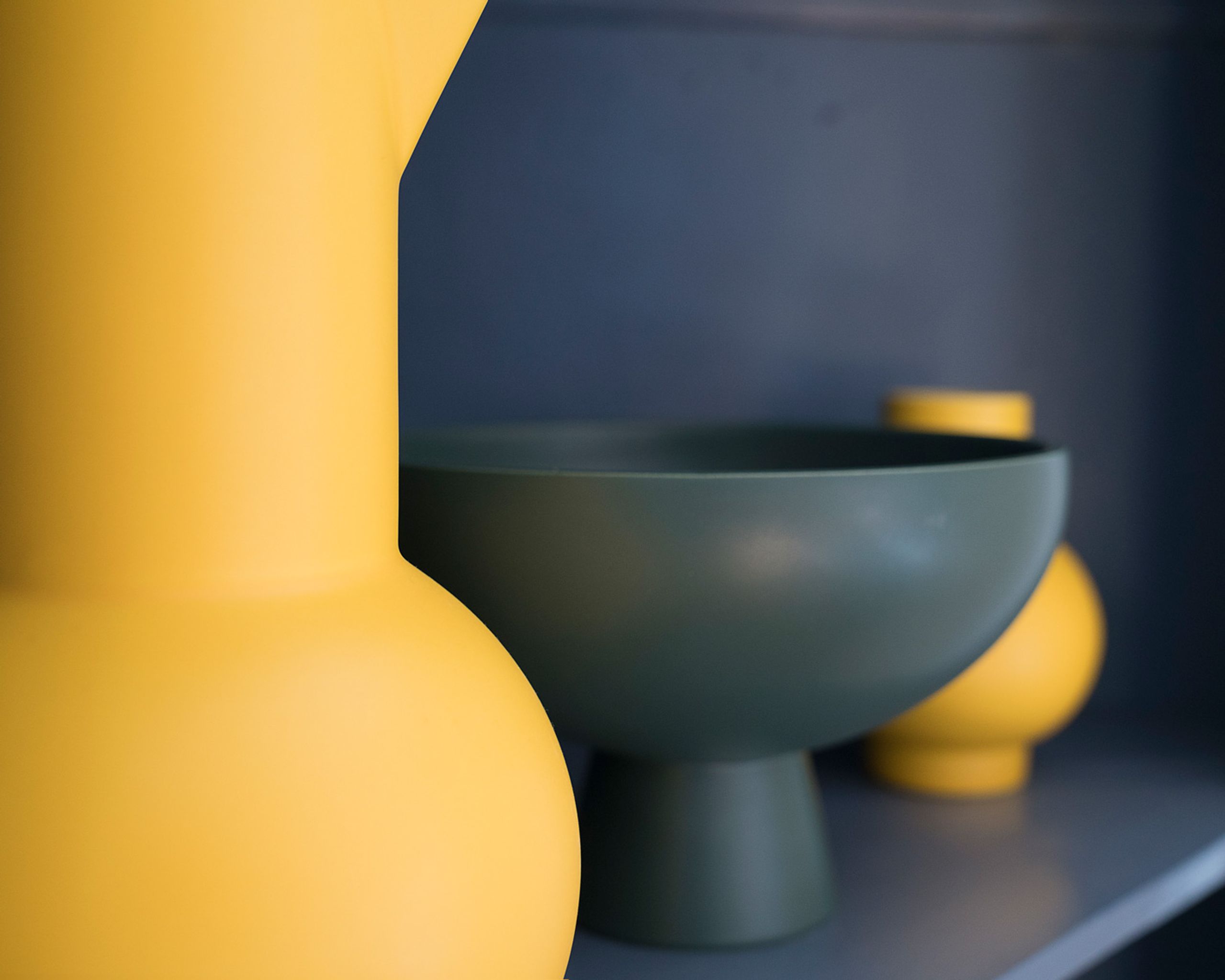 rawii - Serving bowl - Strøm Bowl / Small - Deep Green