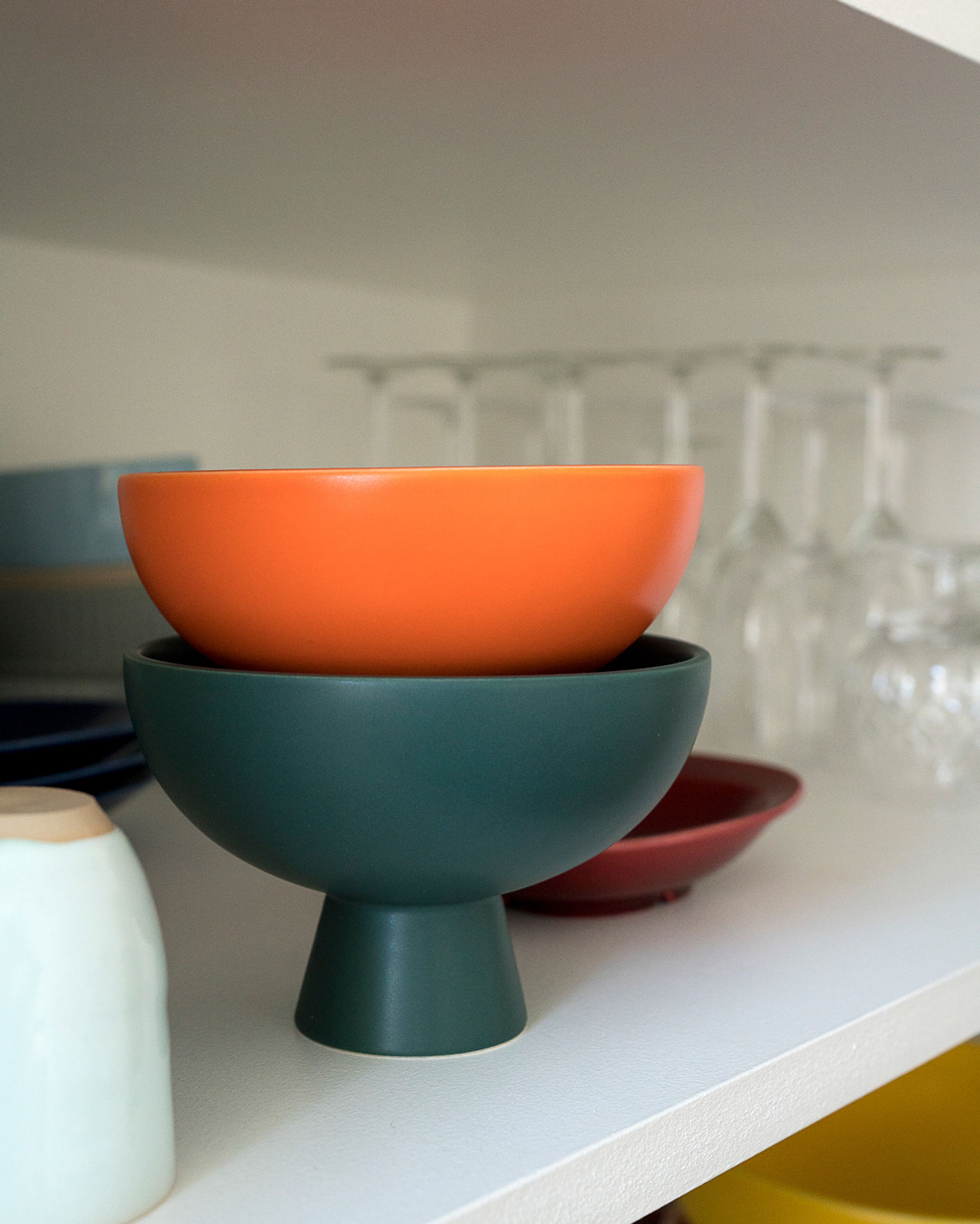 rawii - Serving bowl - Strøm Bowl / Small - Vibrant Orange