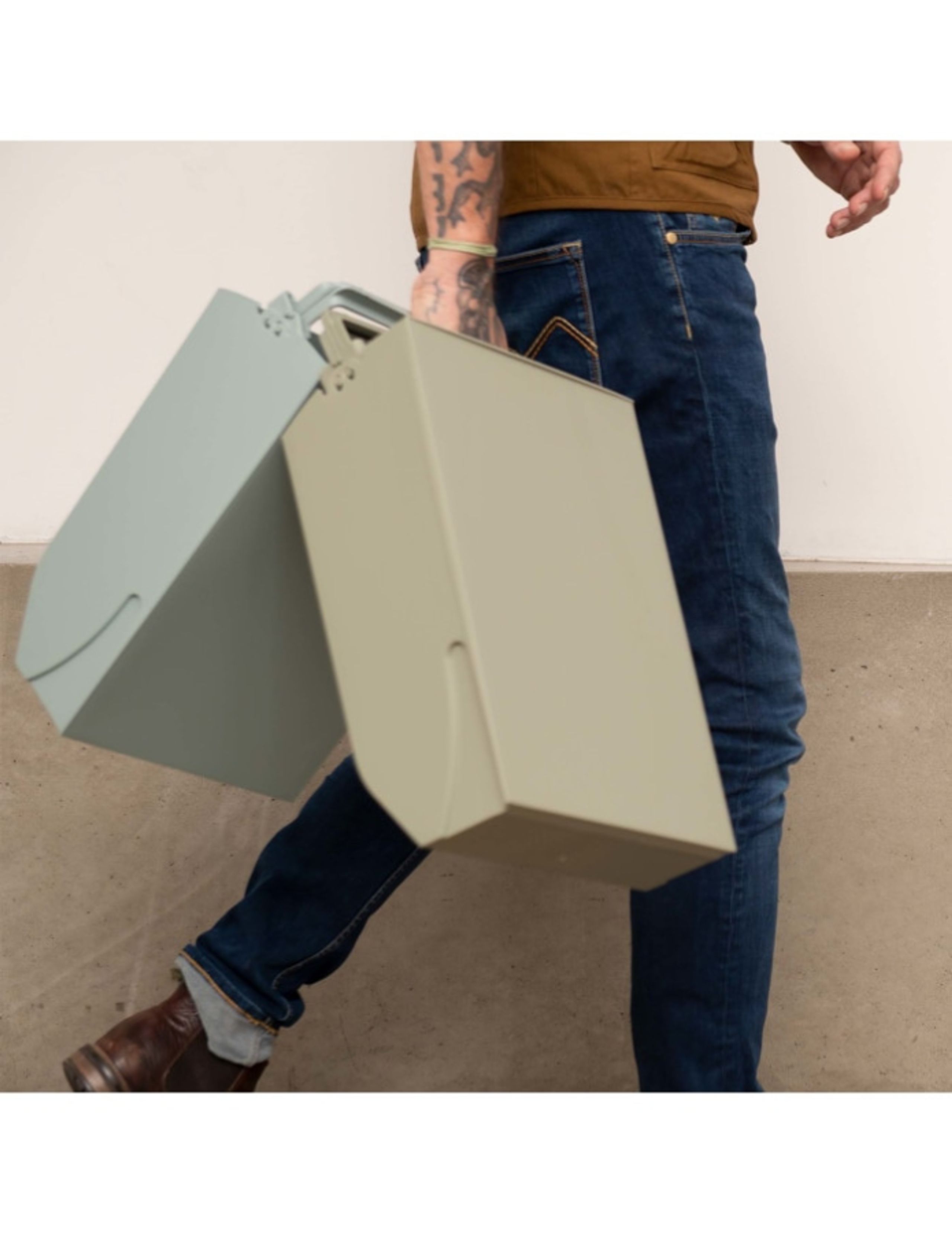 ReCollector - Cajas - Recycling Box - Ash Rose