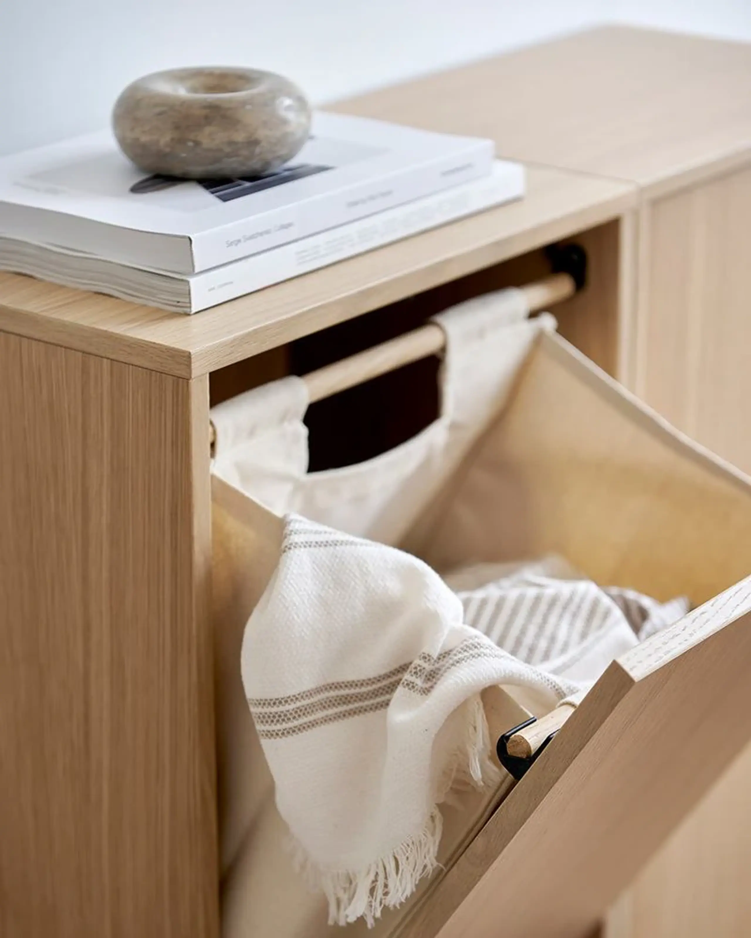 ReCollector - Laundry Basket - Storage Box Large - Nordic Oak