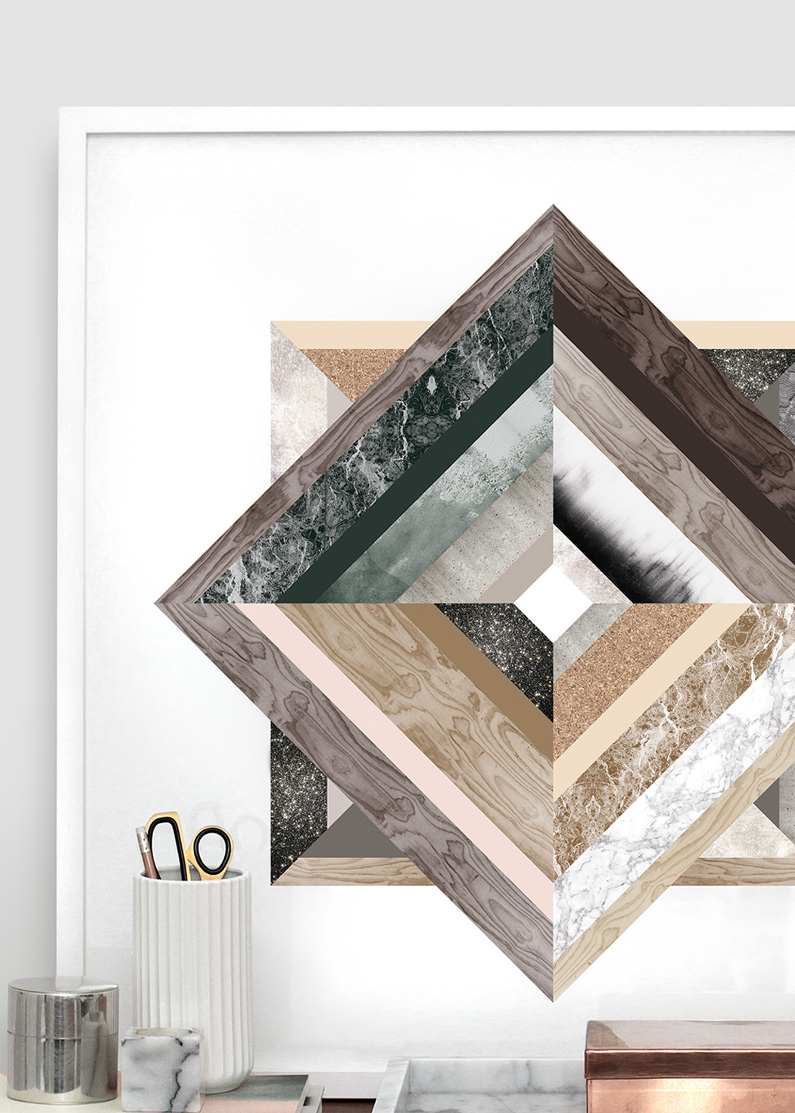 Kristina Krogh - Poster - Refective Mirrors - Print