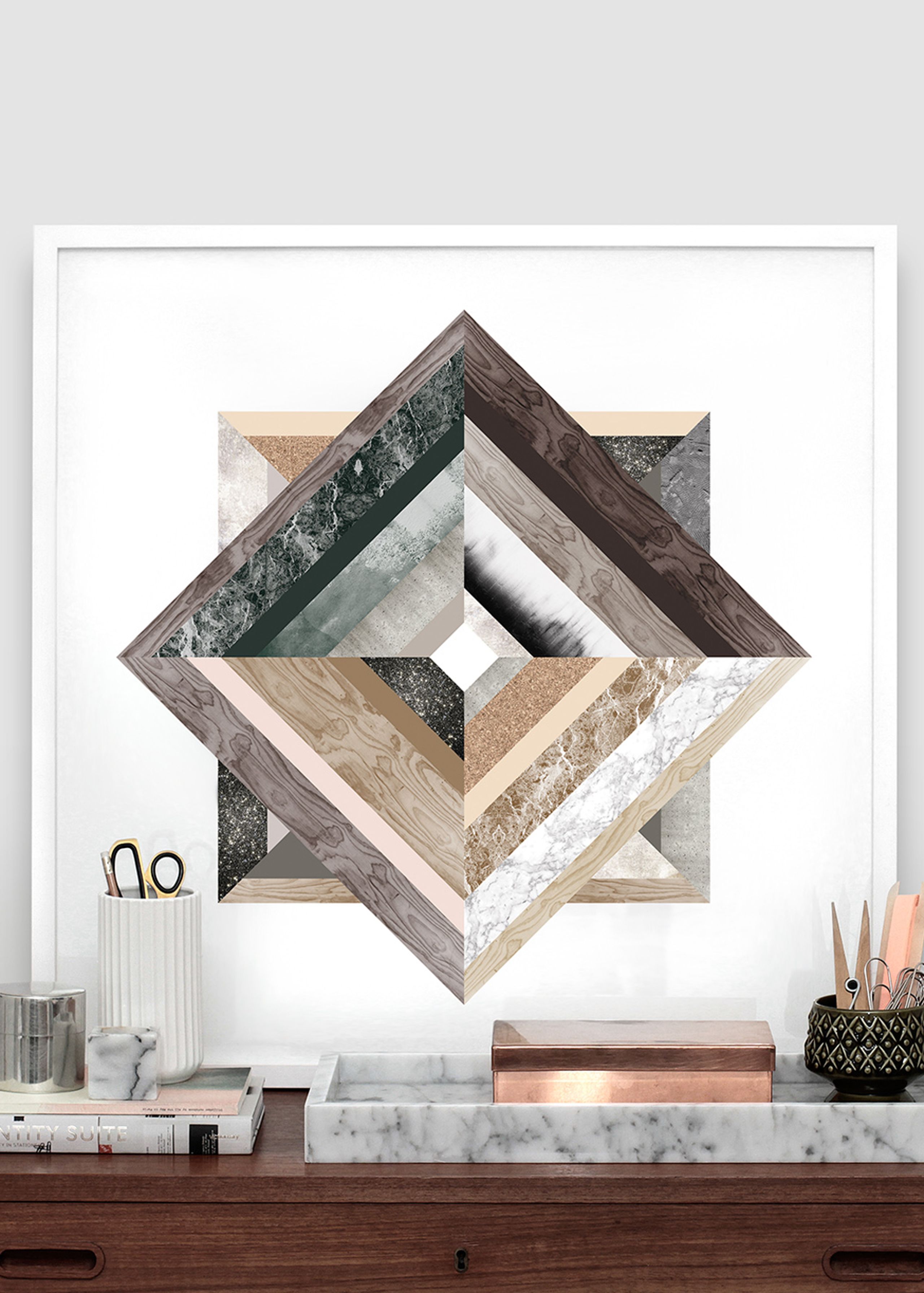 Kristina Krogh - Poster - Refective Mirrors - Print