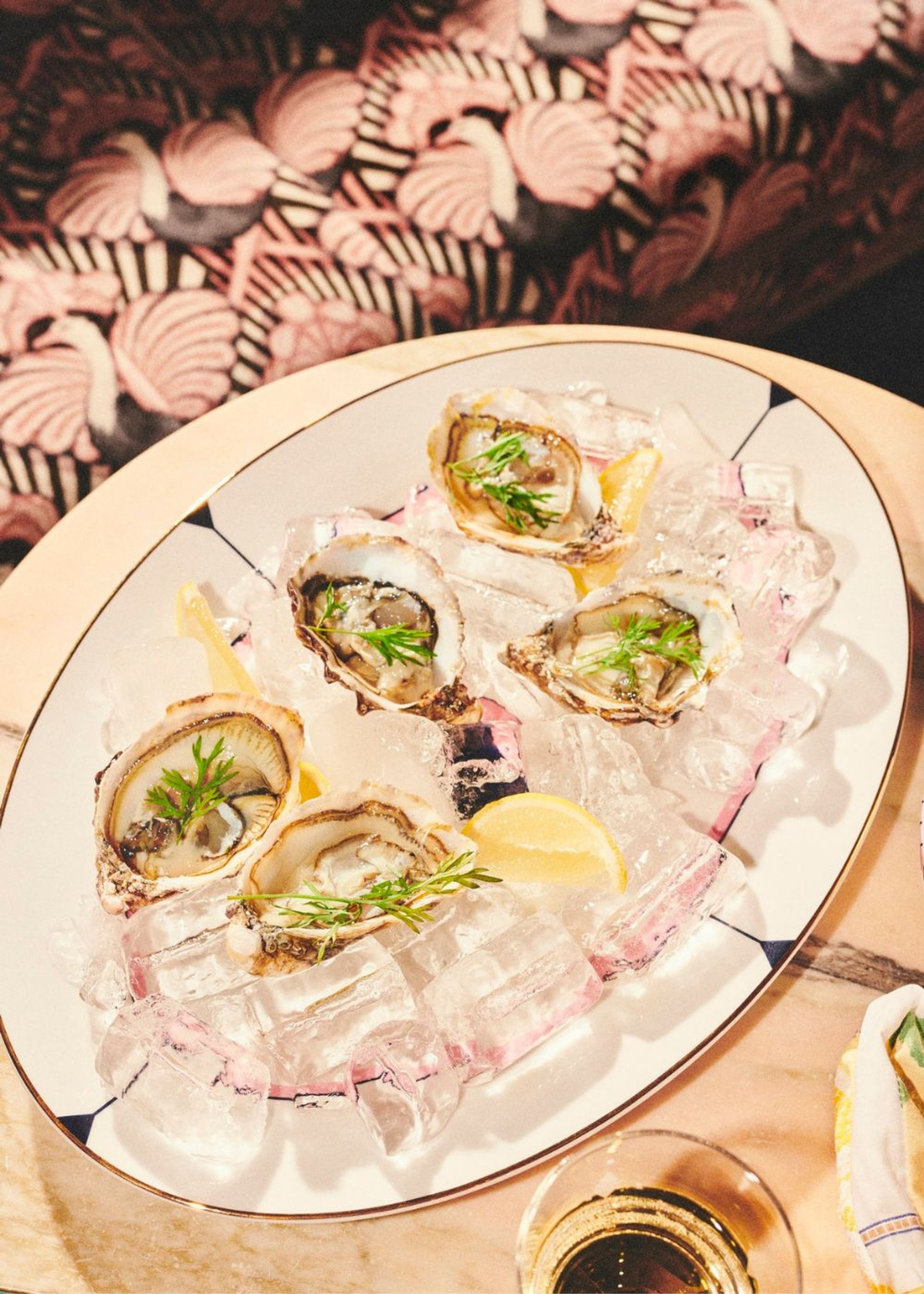 Reflections Copenhagen - Prato - Nova Oval Platter - Rose / Marine / Gold