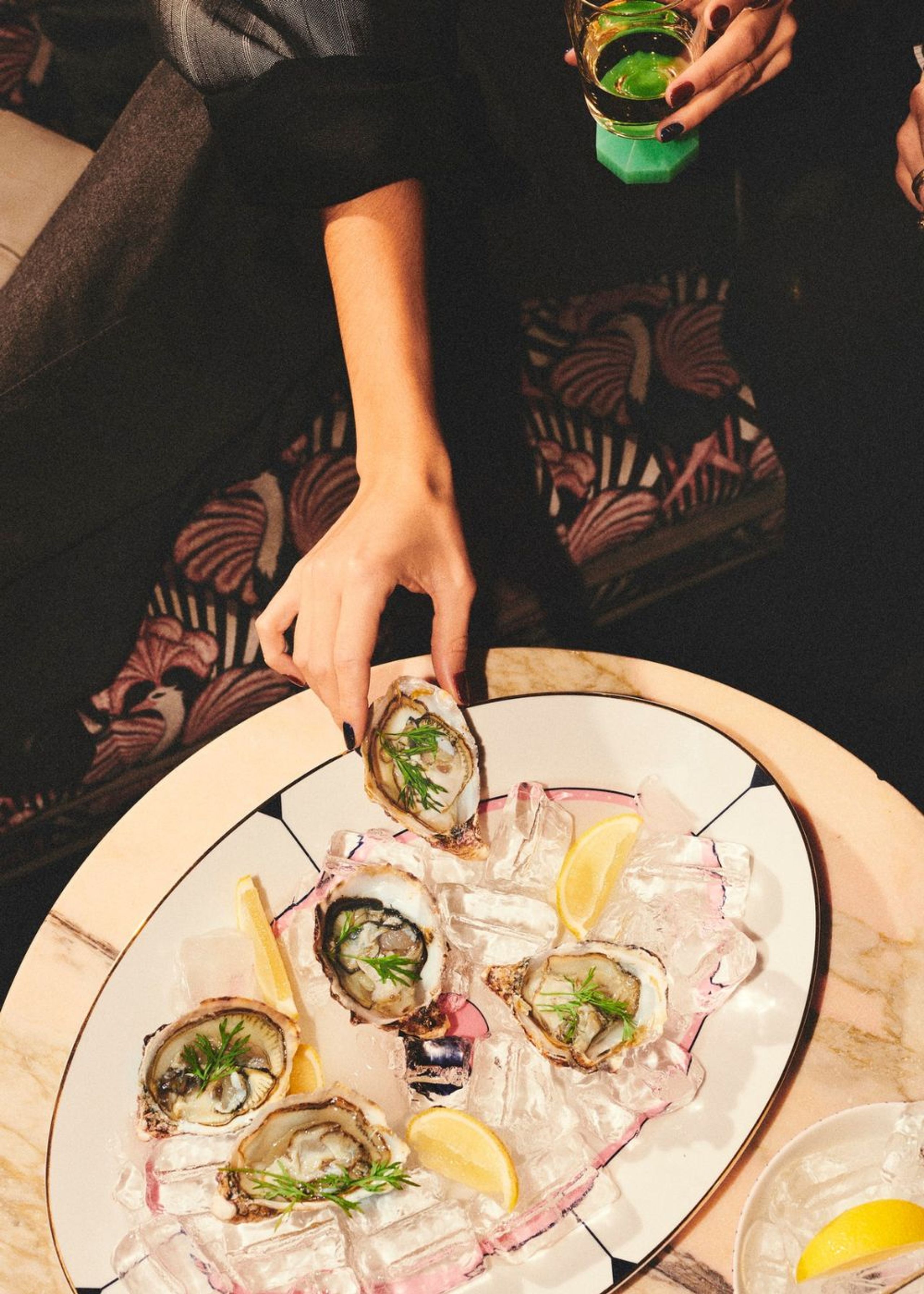 Reflections Copenhagen - Prato - Nova Oval Platter - Rose / Marine / Gold