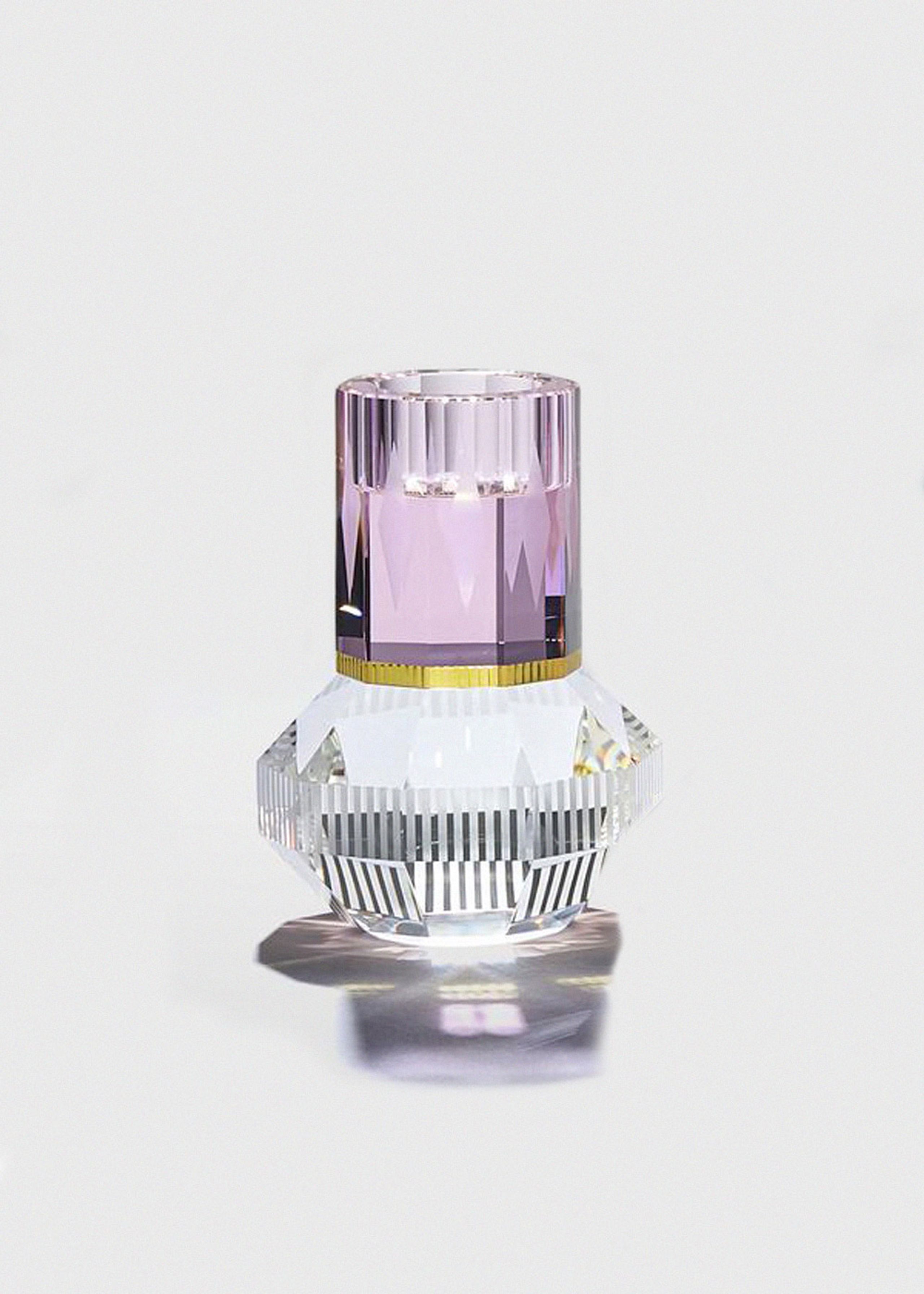 Reflections Copenhagen - Kerzenhalter - Chicago Tealight Holder - Rose/Yellow/Clear