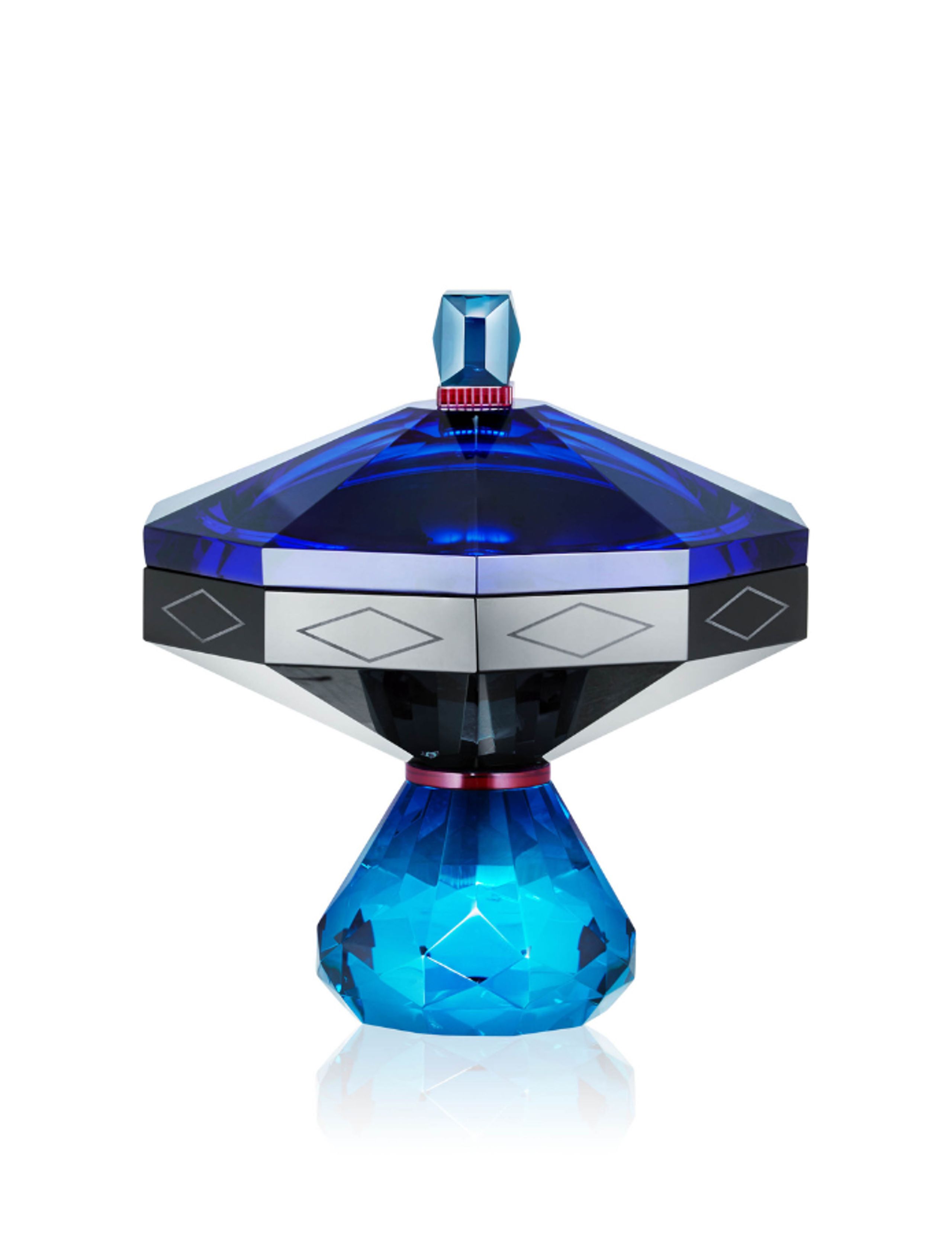 Reflections Copenhagen - Bowl - Bonbonniere - Clear/Green/Fuchsia