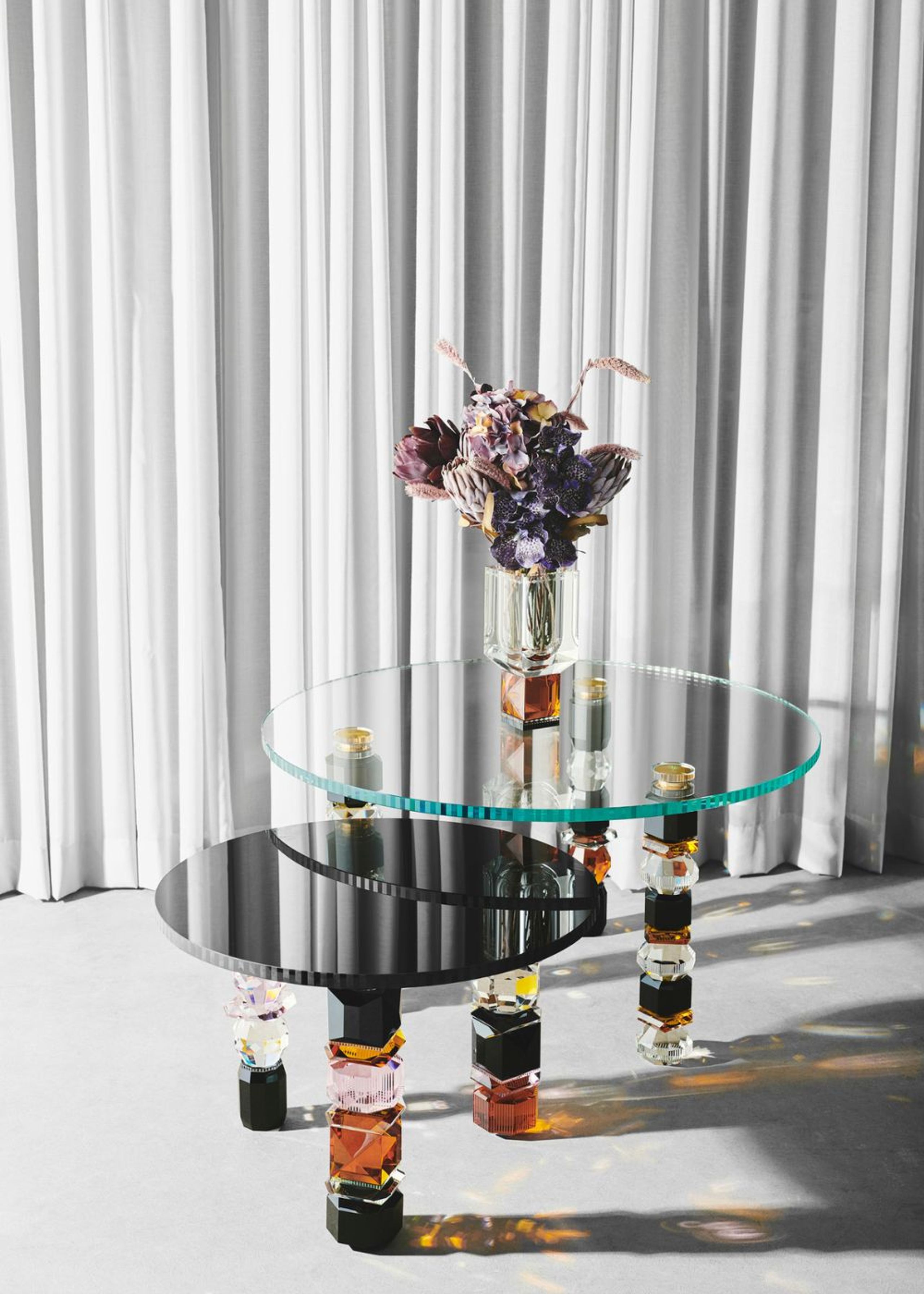 Reflections Copenhagen - Vase - Ohio Vase - Clear / Amber / Black