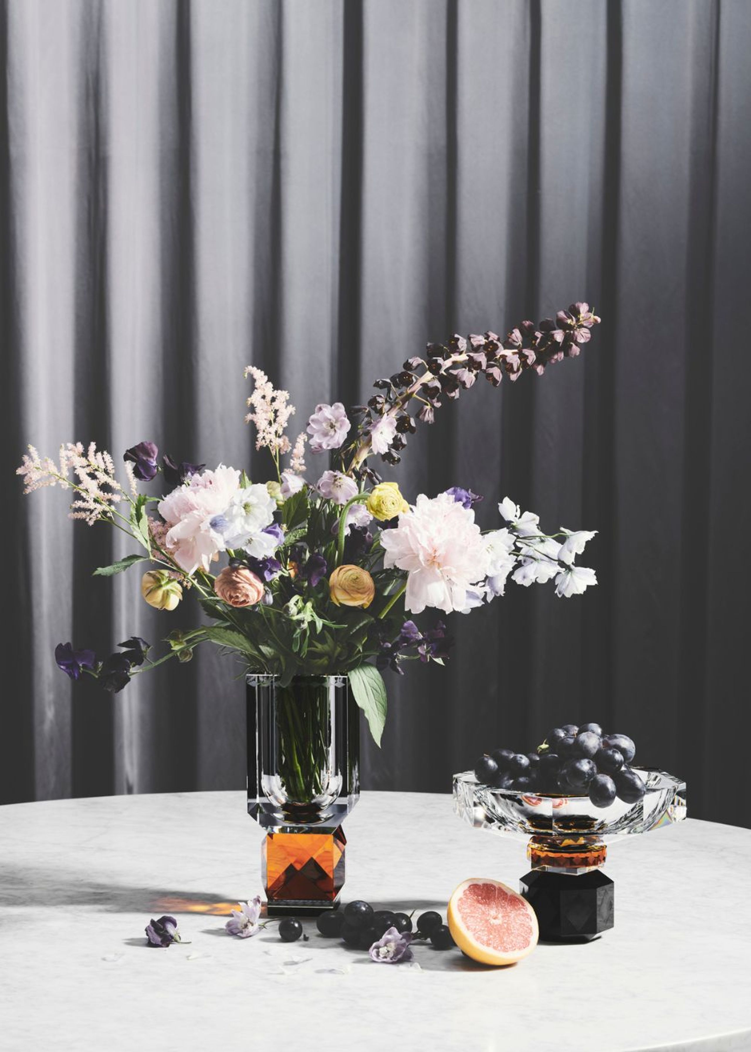 Reflections Copenhagen - Vase - Ohio Vase - Clear / Amber / Black