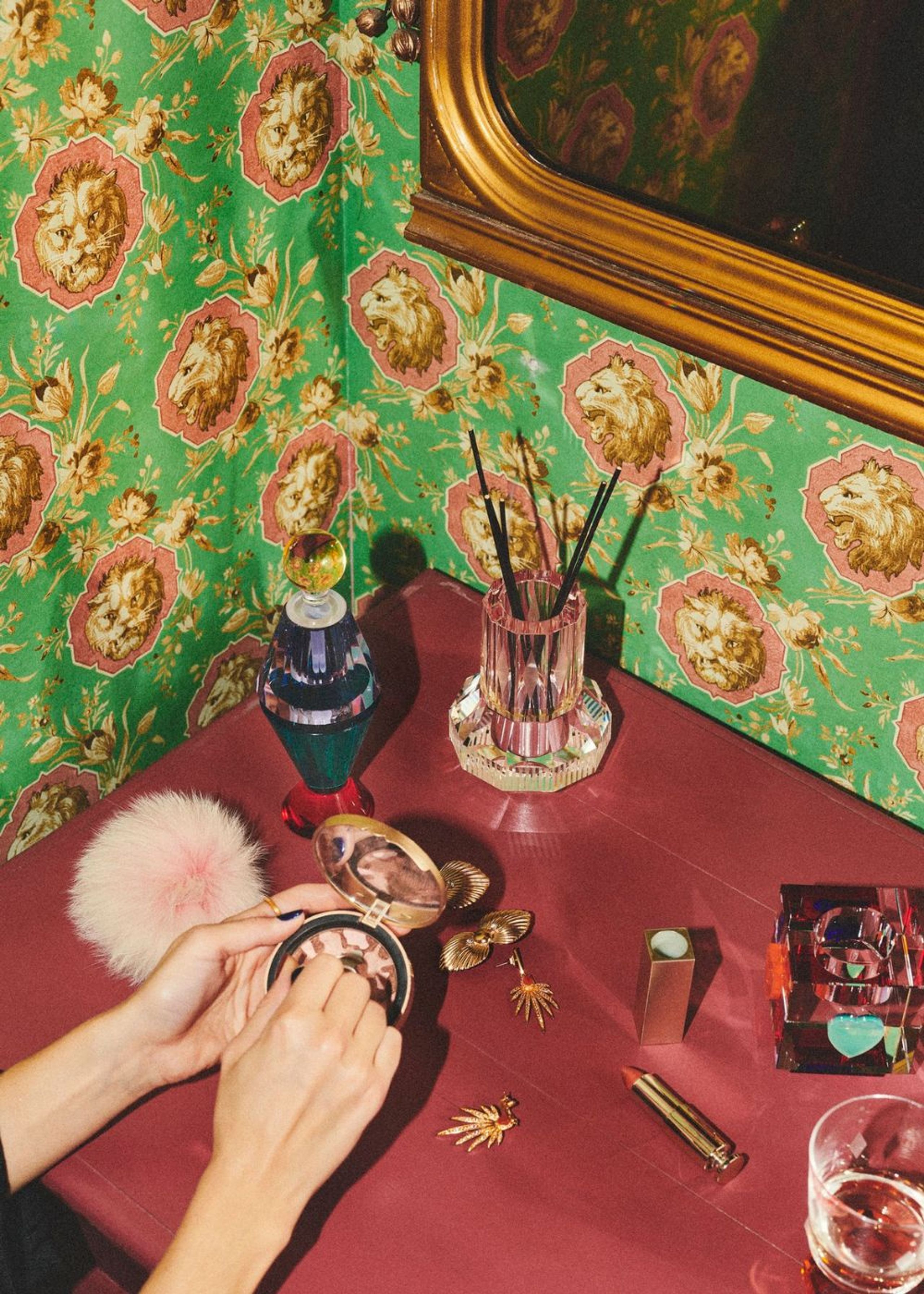 Reflections Copenhagen - Vase - Chicago Diffuser Vase - Rose / Clear