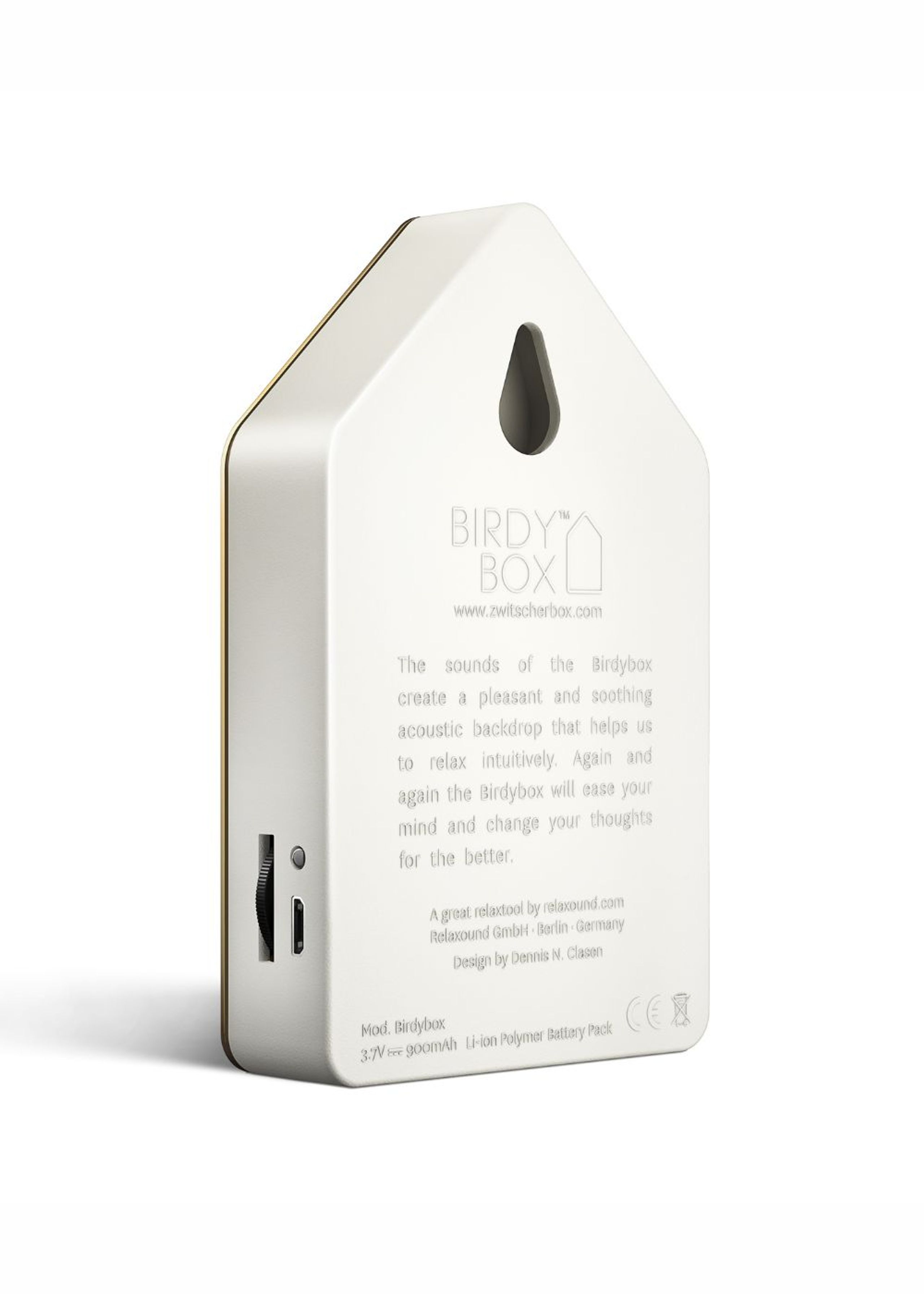 Relaxound - Soundbox - Birdybox - Golden Brass