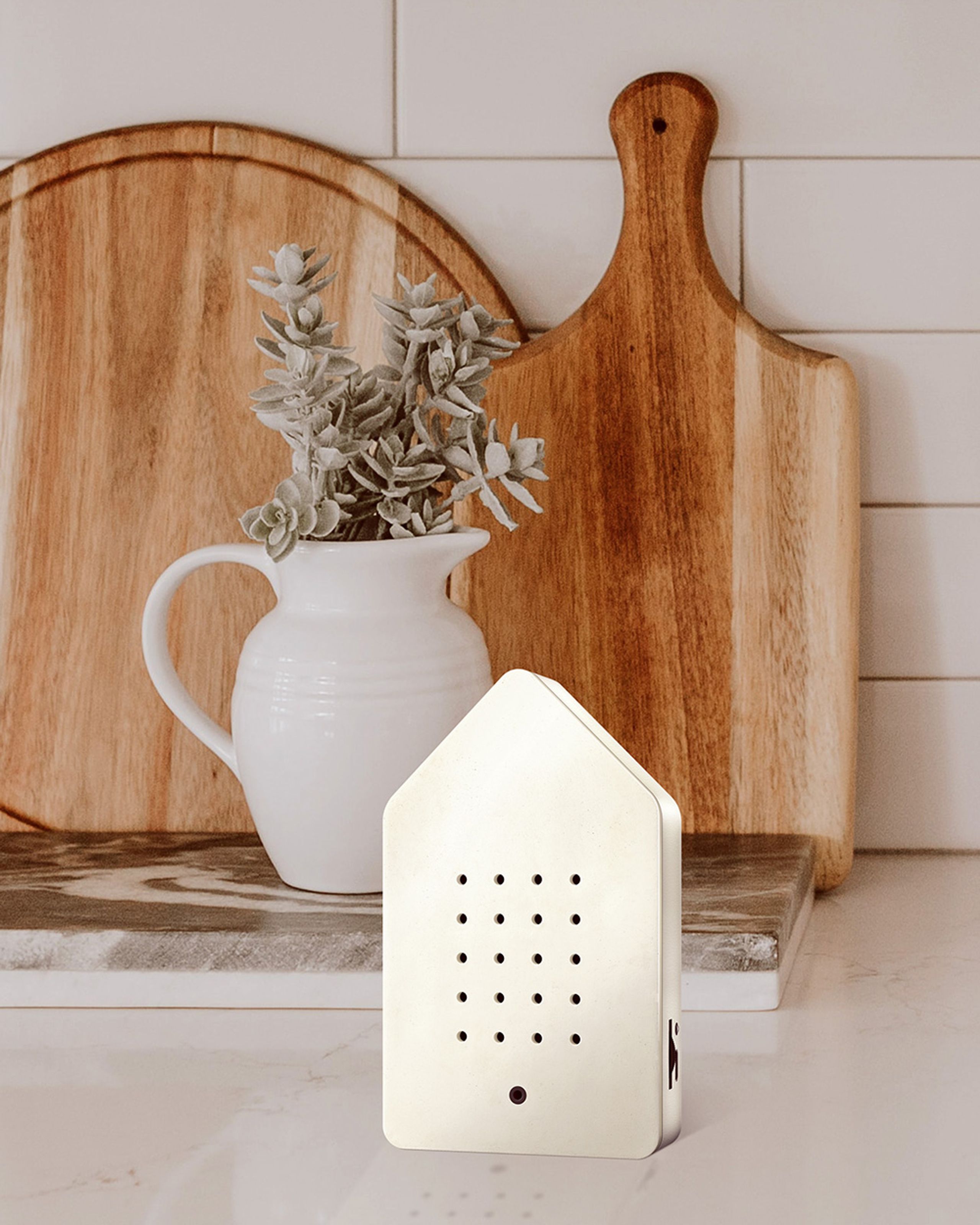 Relaxound - Soundbox - Birdybox - White Jesmonite