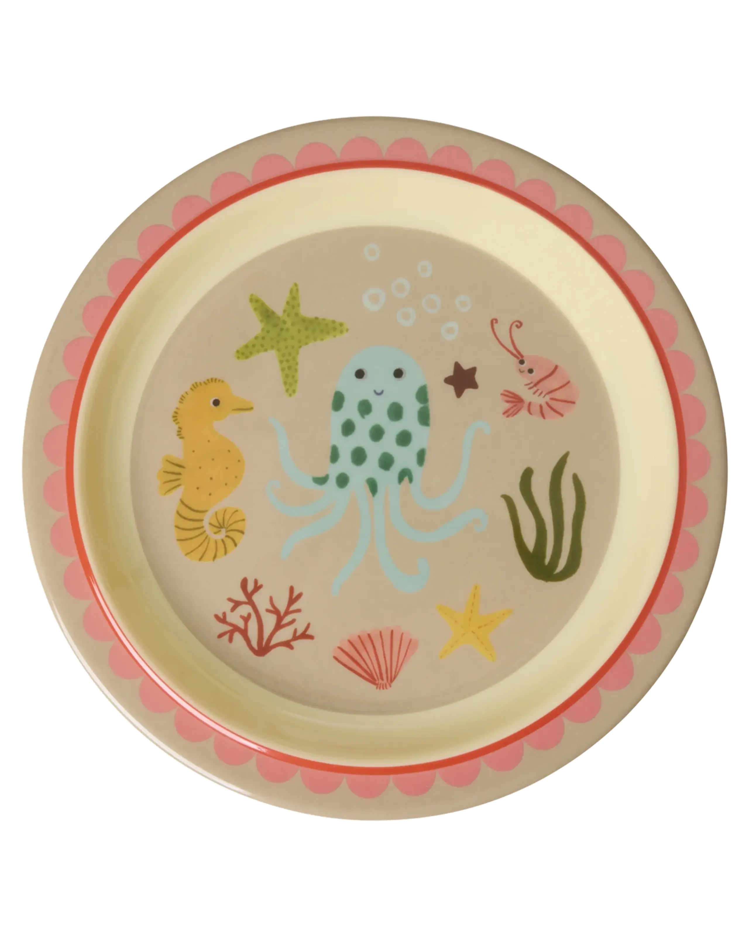 Rice - Kinderteller - Kids Lunch Plate - Coral Ocean