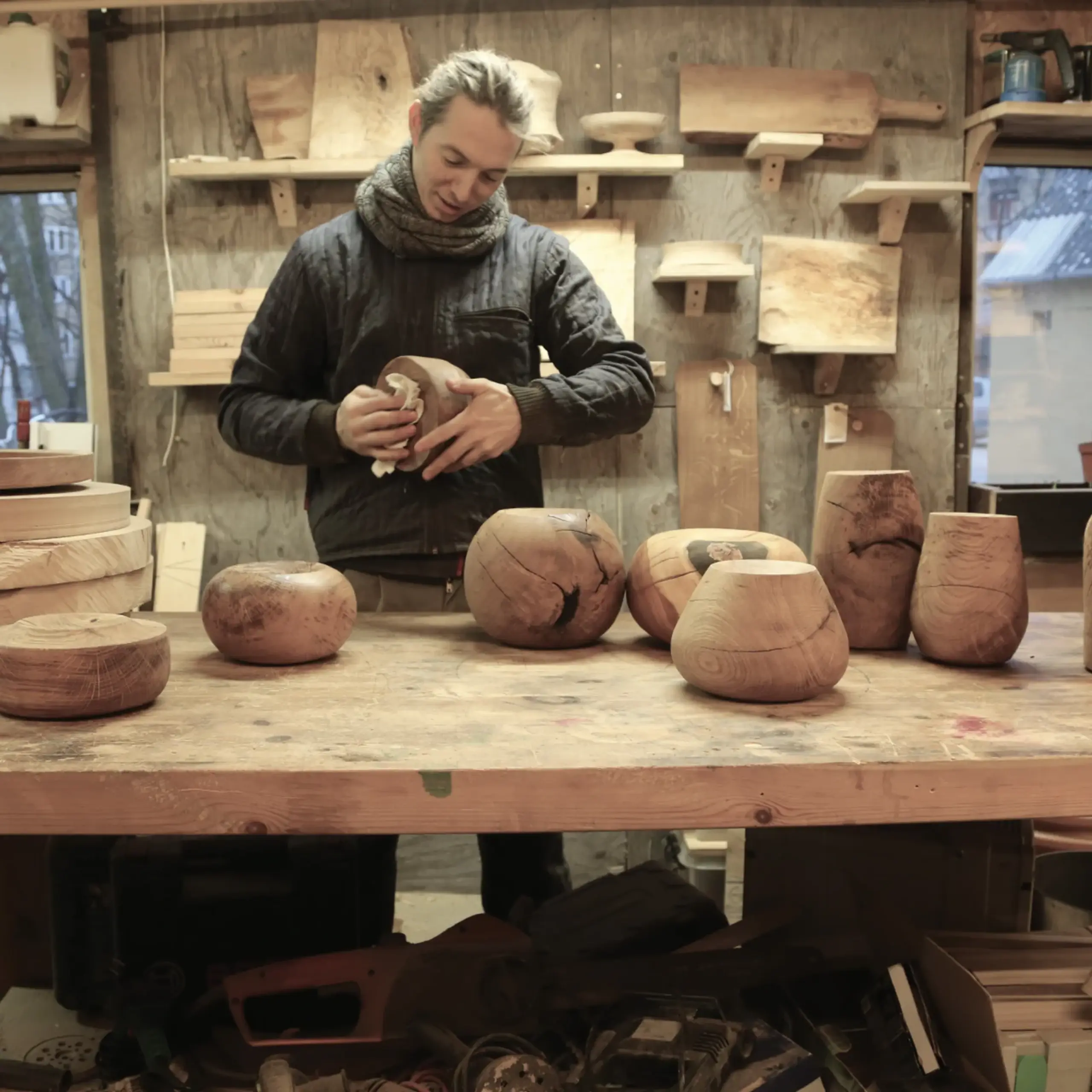 Ro Collection - Sochařství - Oak Piece Wide No. 30 - Nature