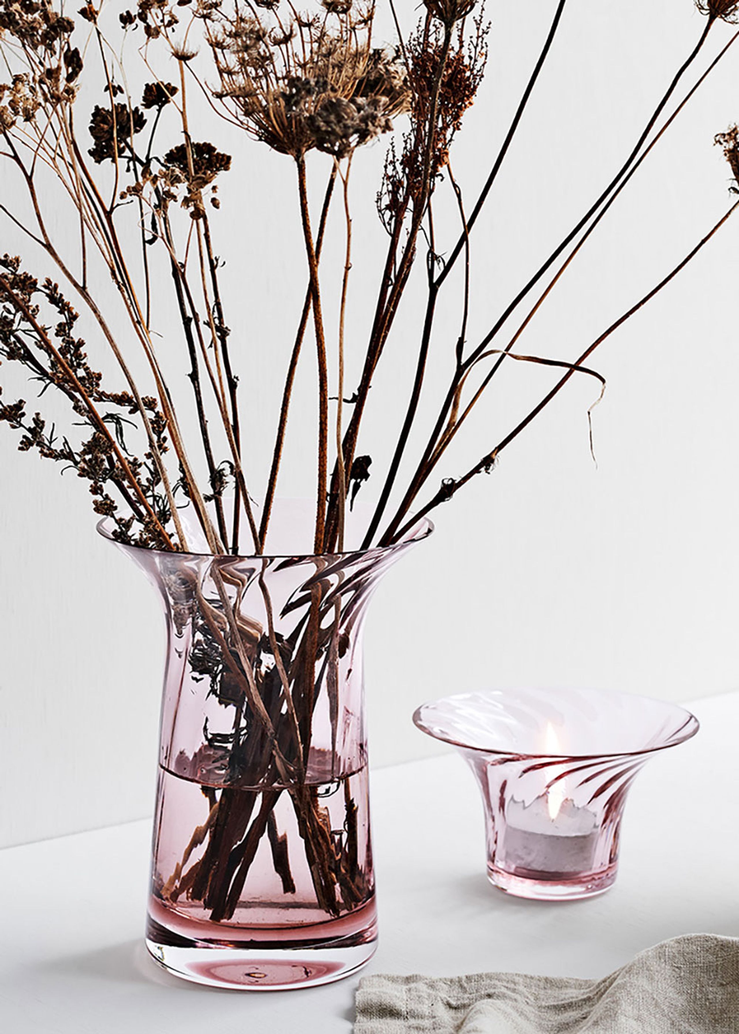 Rosendahl - Lysestage - Filigran Optic Anniversary Vase - Blush