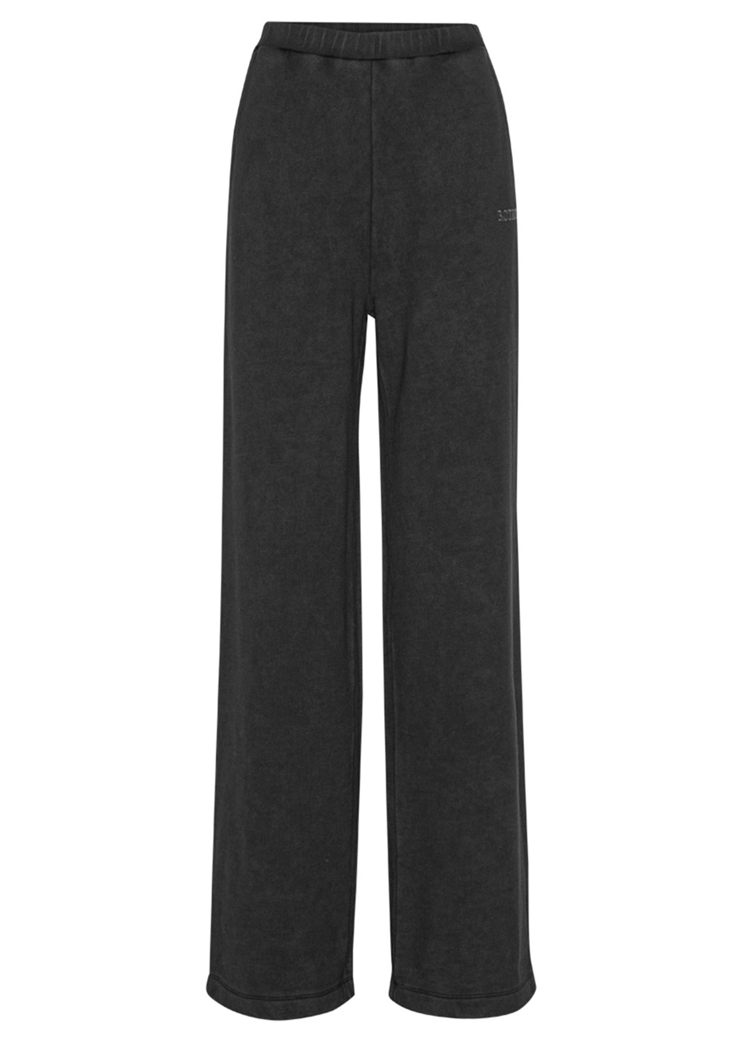 ROTATE by Birger Christensen - Pants - Washed Heavy Sweatpants - Black