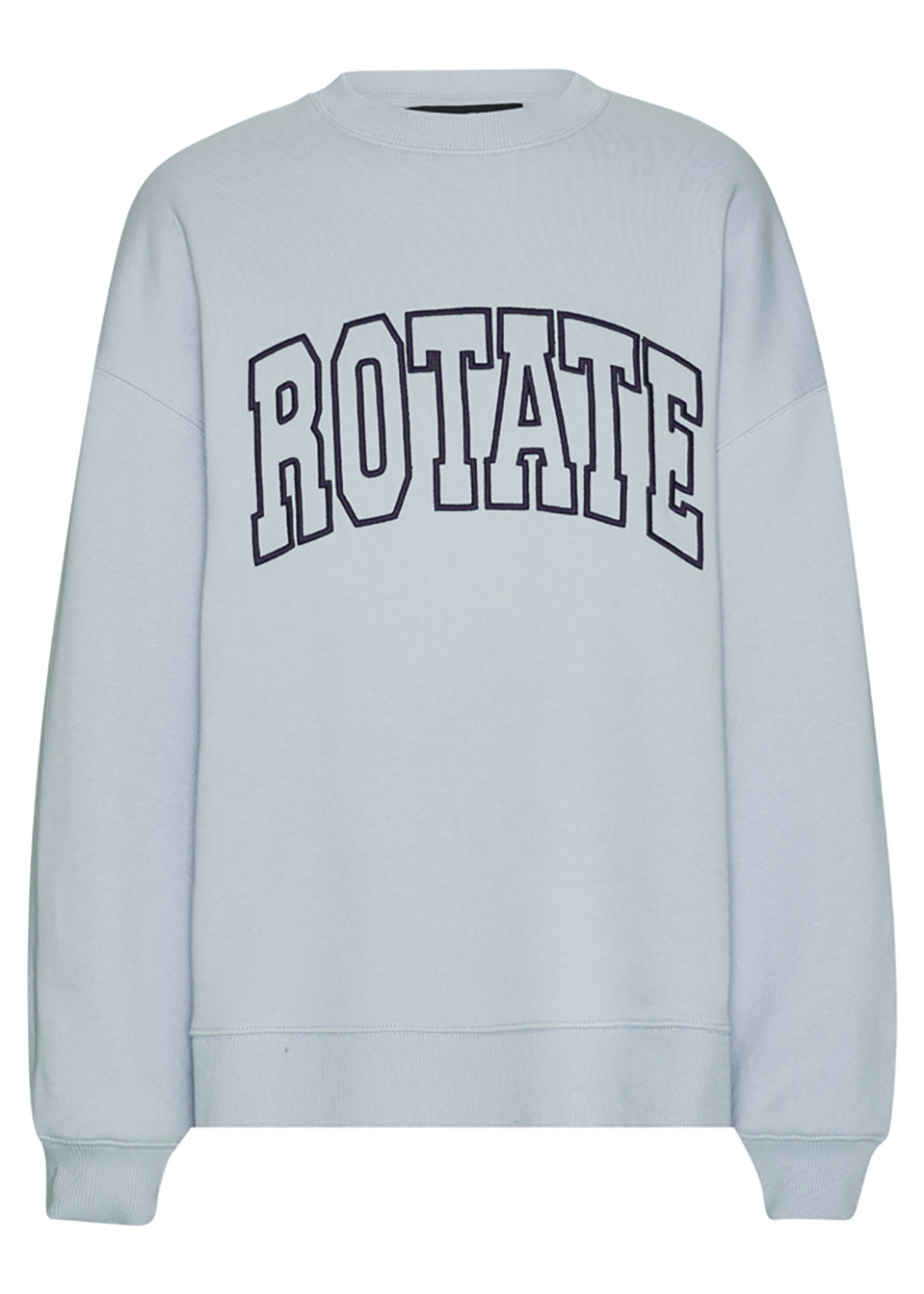 ROTATE by Birger Christensen - Sweatshirt - Heavy Sweat Crewneck - Baby Blue