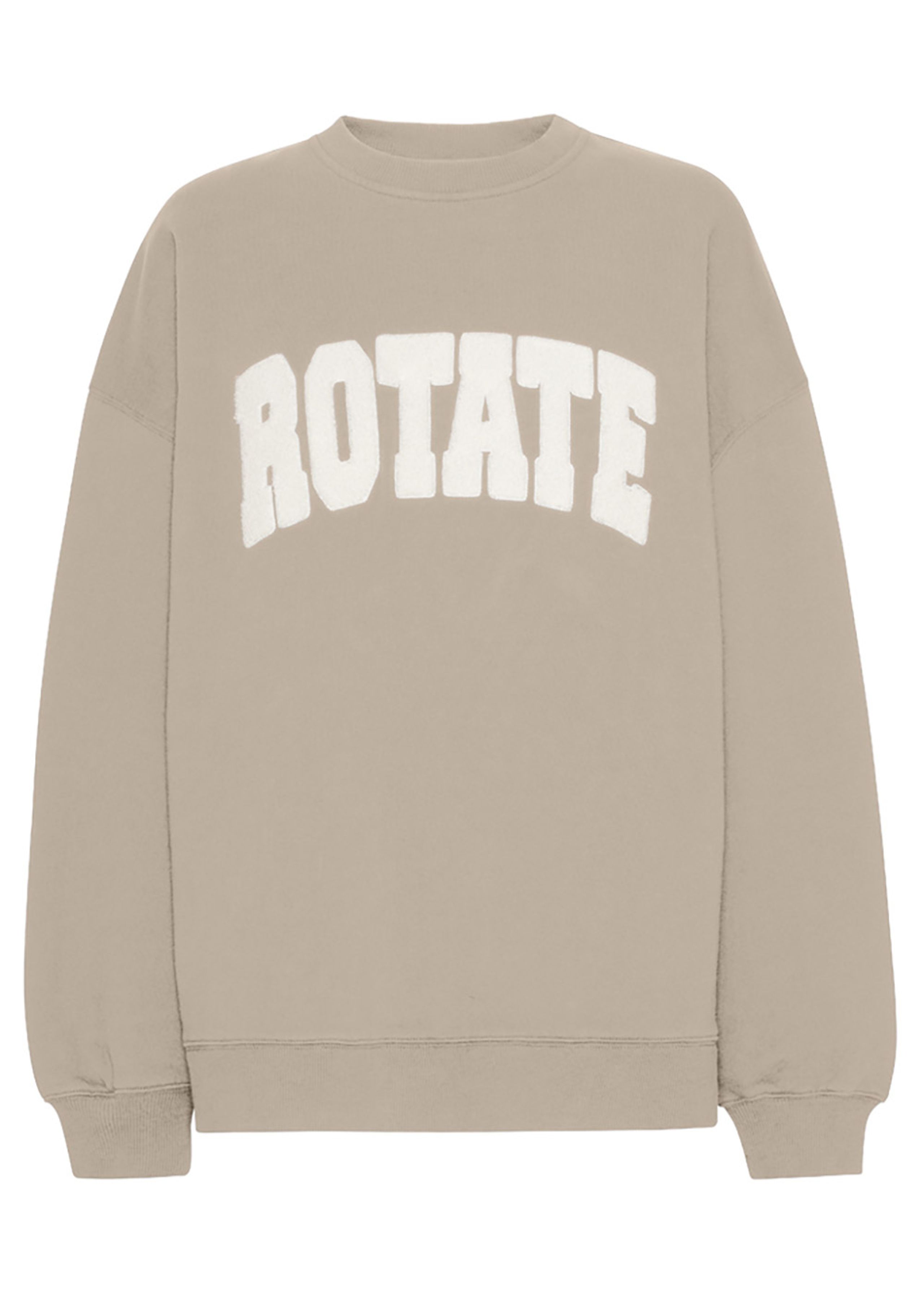 ROTATE by Birger Christensen - Sweatshirt - Heavy Sweat Crewneck - Cement