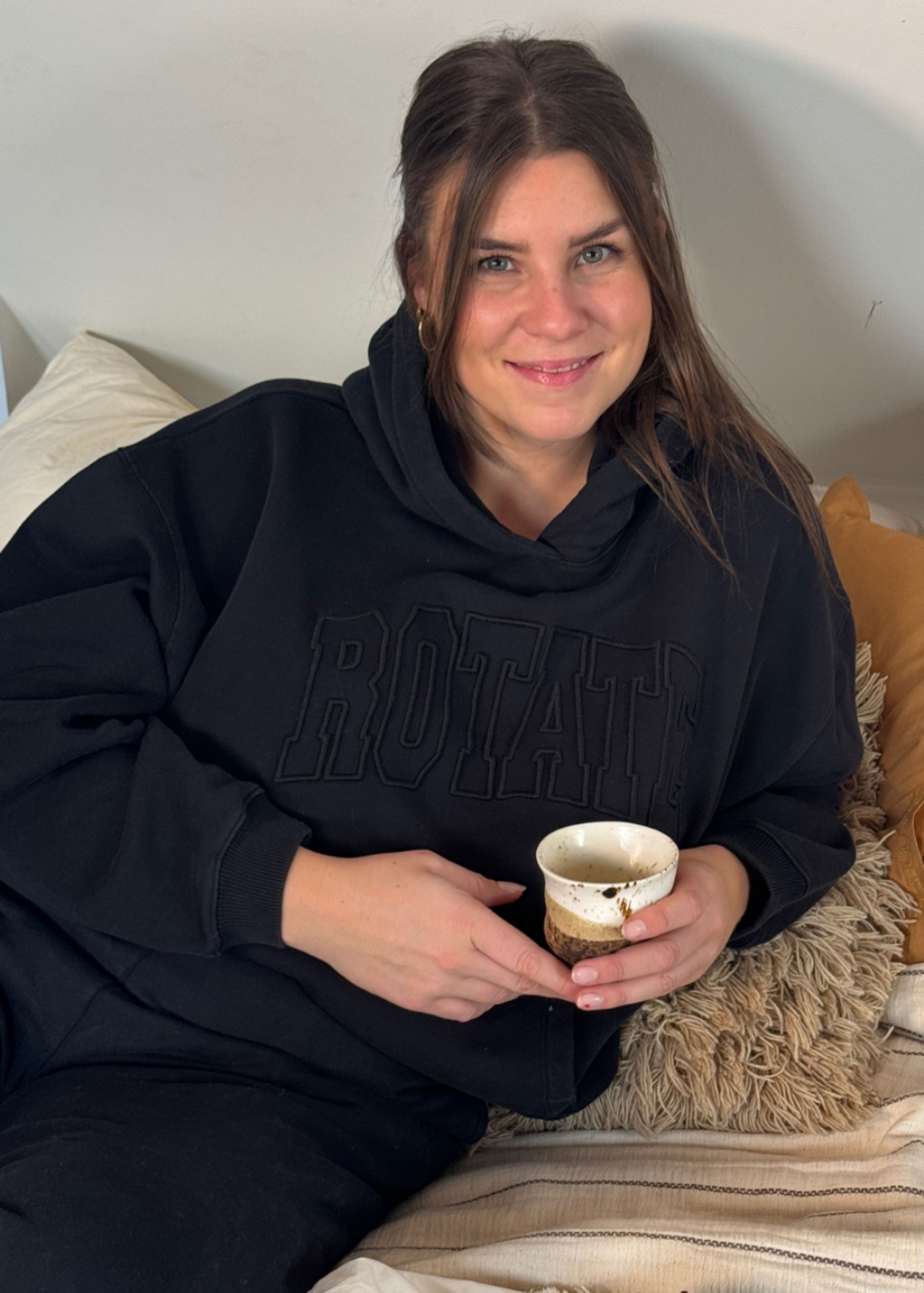 ROTATE by Birger Christensen - Sweat-shirt - Heavy Sweat Hoodie - Black