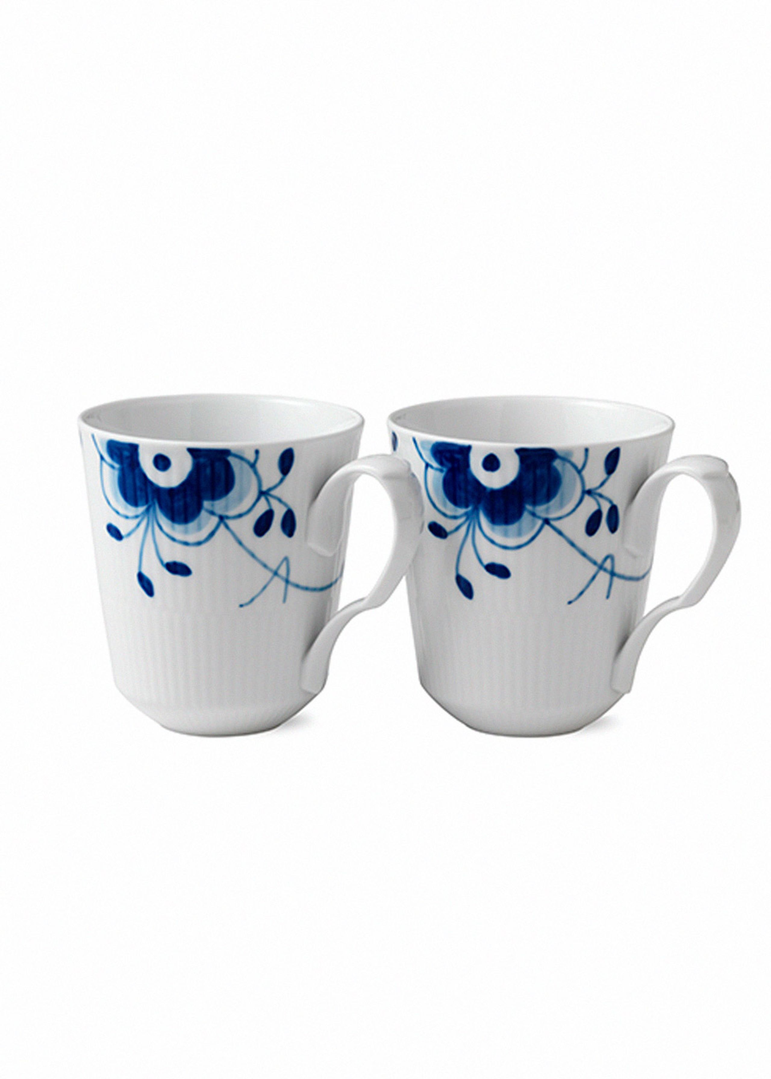 Royal Copenhagen - Mug - Blue Fluted Mega - Mugs - Mugs 2 pcs - 37 cl