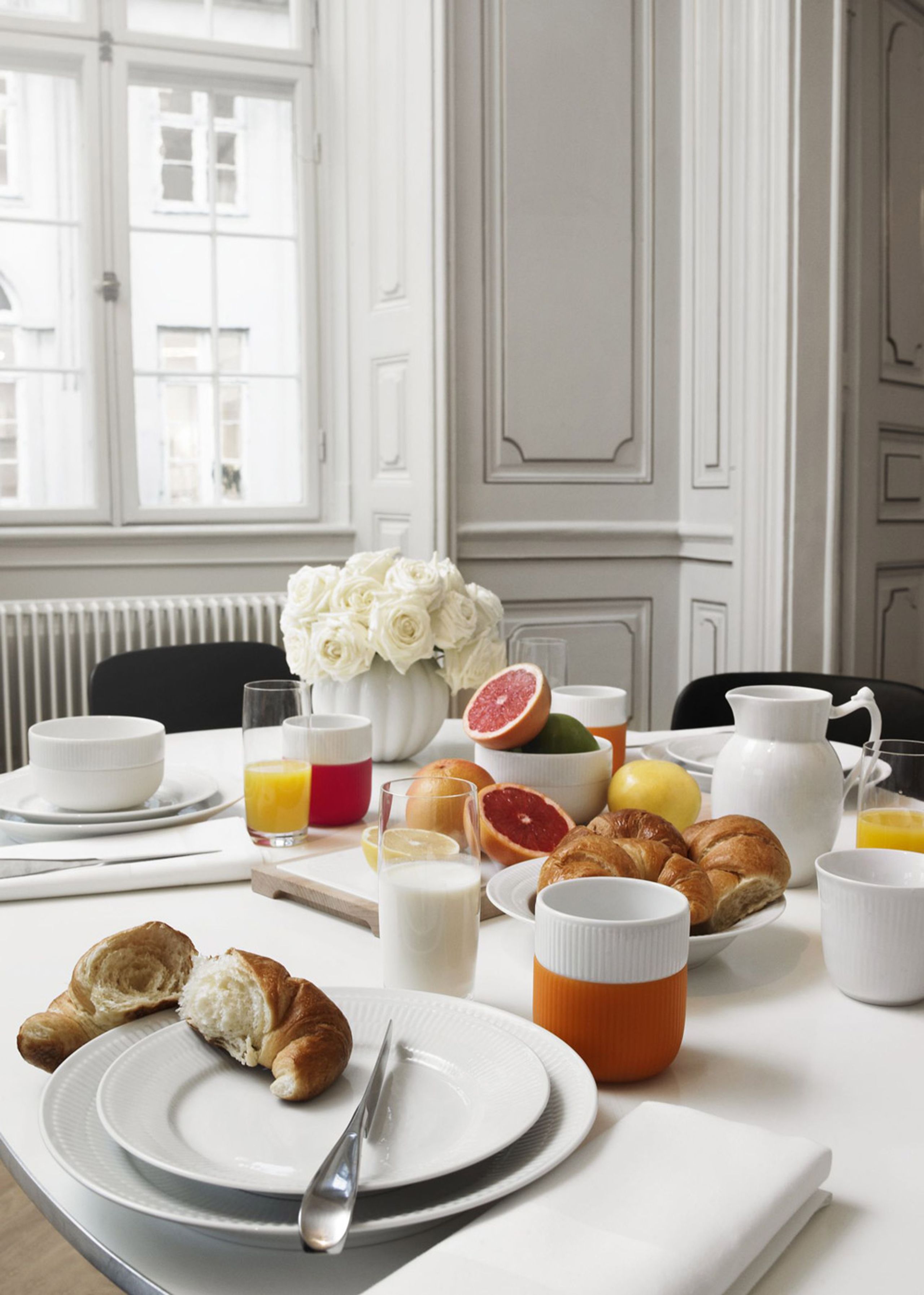 Royal Copenhagen - Krus - Riflet Contrast Krus - Mega blå