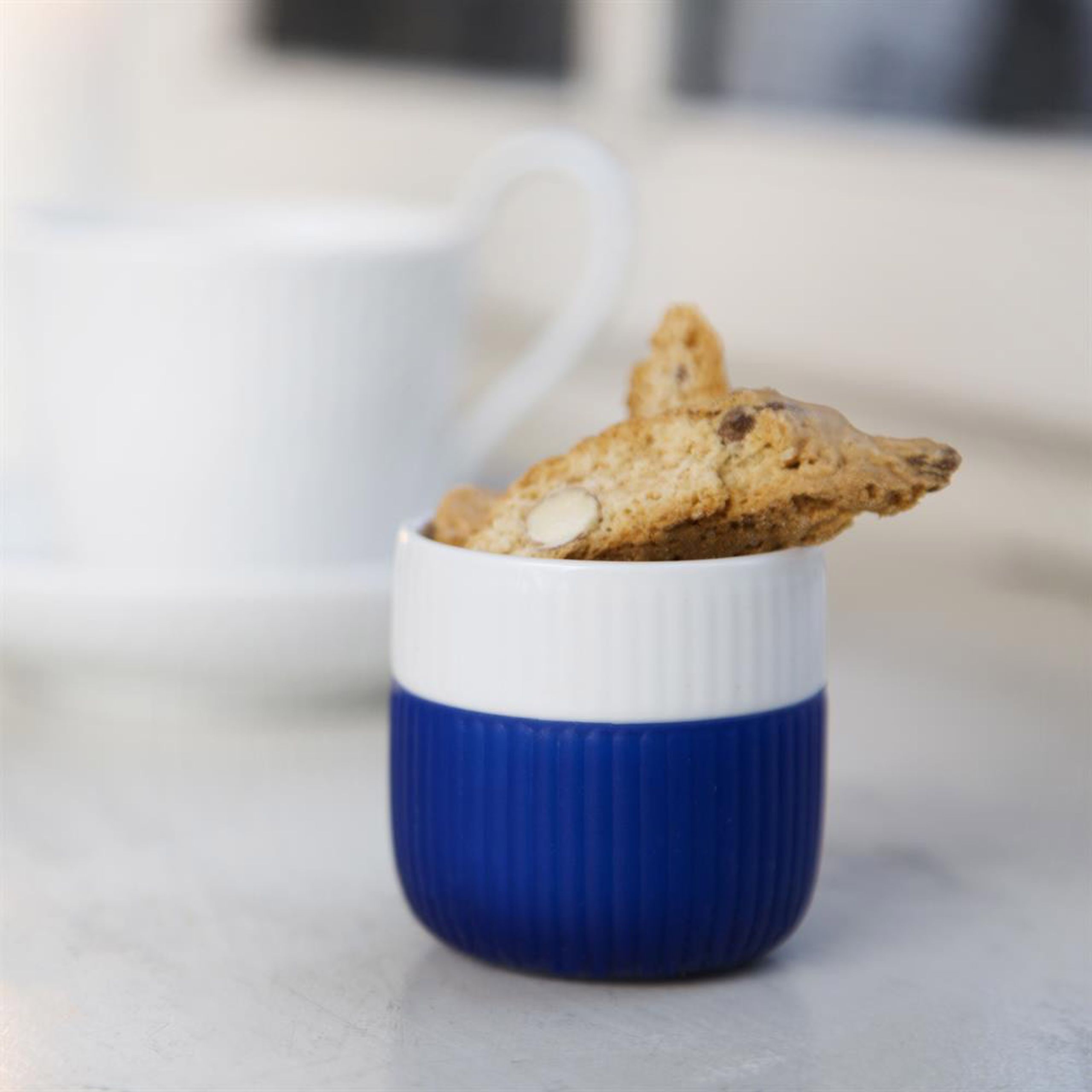 Royal Copenhagen - Hrnek - Riflet Contrast Mug - Petroleum